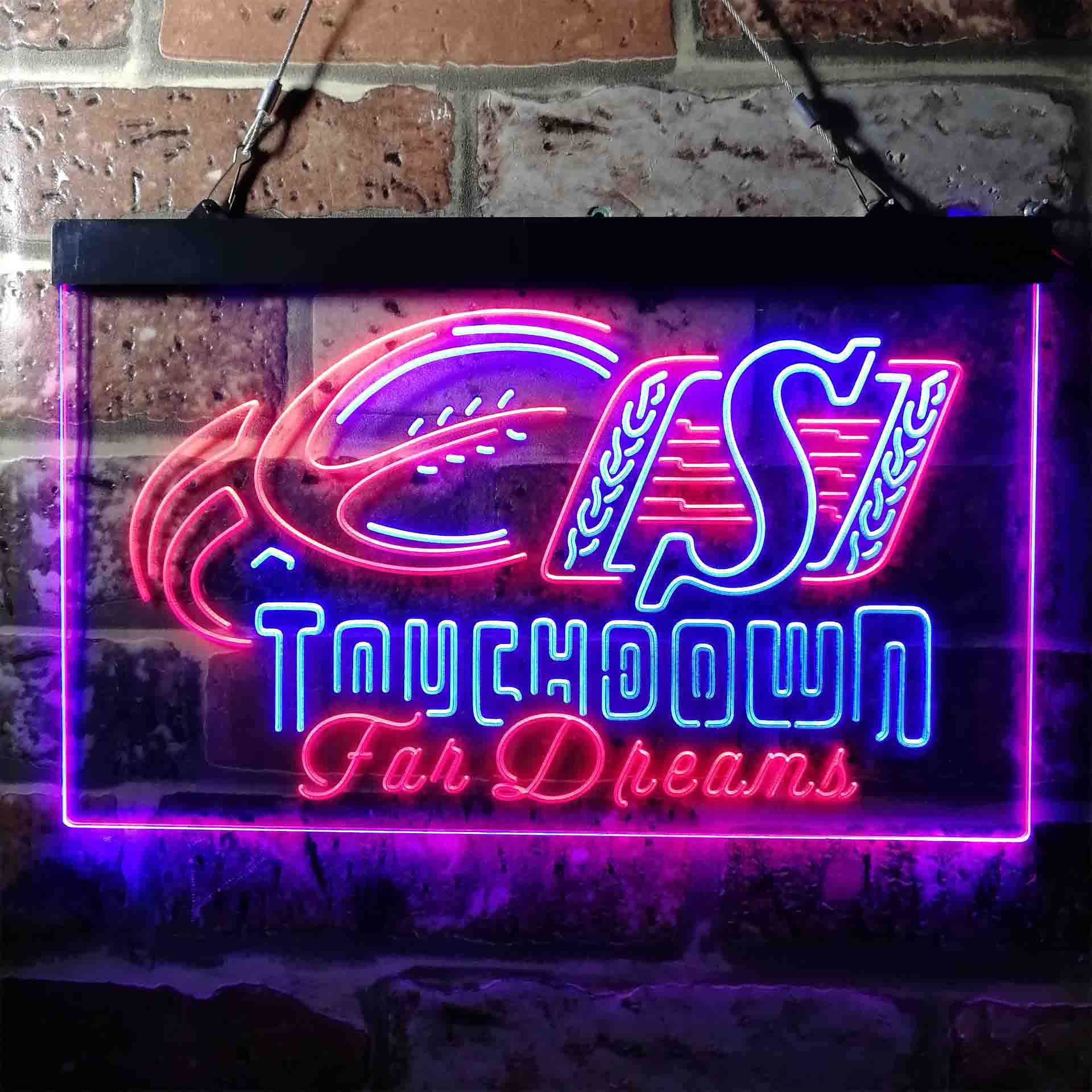 Touchdown Saskatchewan Roughriders Neon Sign - LED LAB CAVE