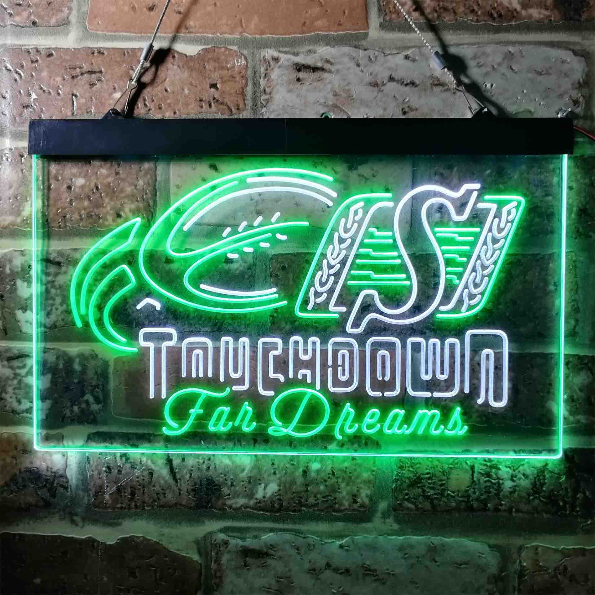 Touchdown Saskatchewan Roughriders Neon LED Sign