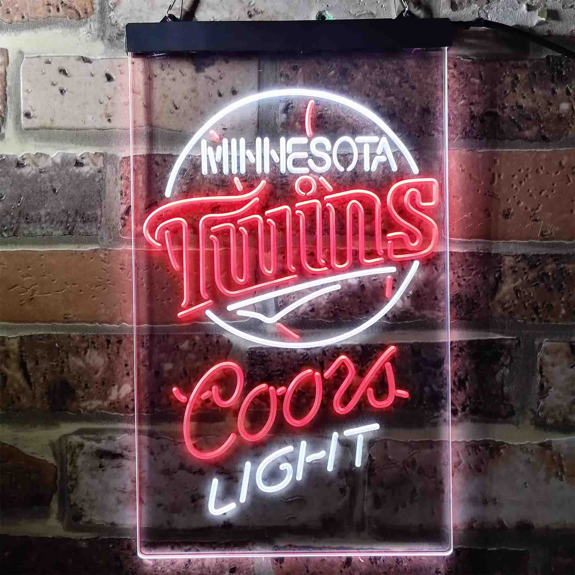 Minnesota Twins Coors Light Neon LED Sign