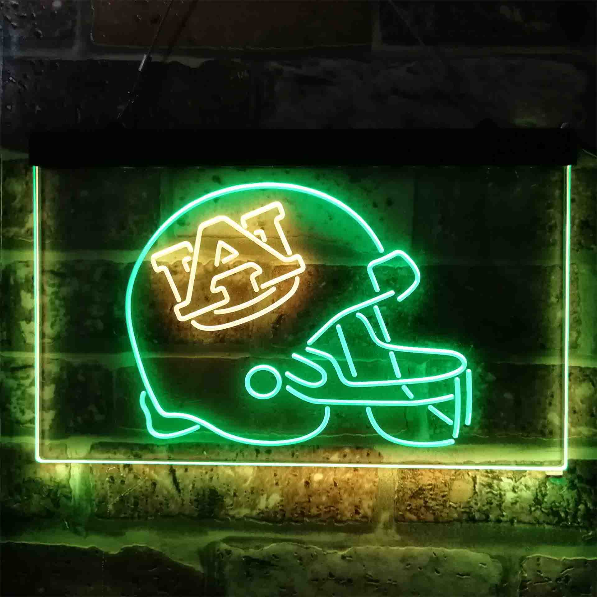 Football Helmet Auburn Tigers NCAA College Sport Neon LED Sign