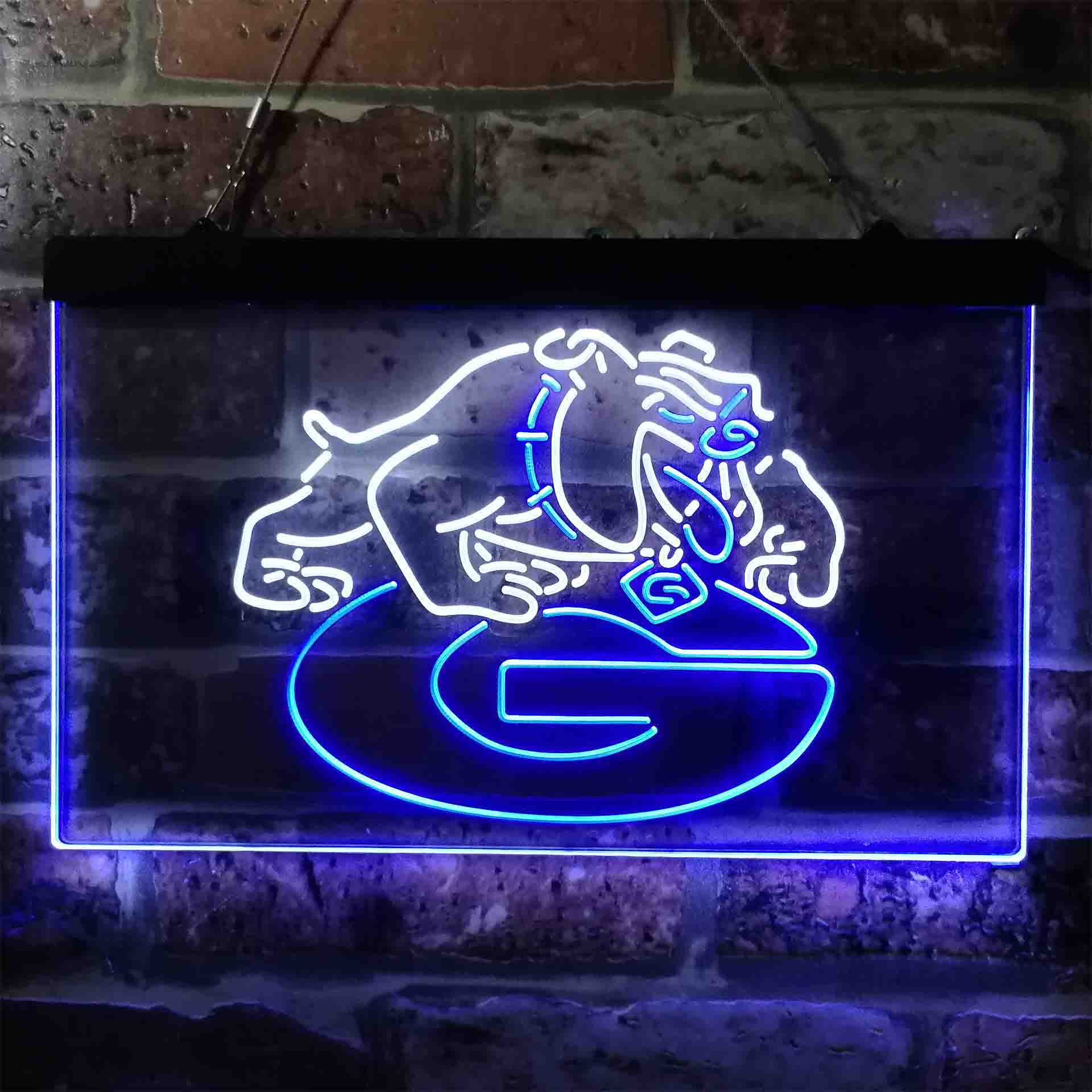 Georgia Bulldogs Logo Neon LED Sign