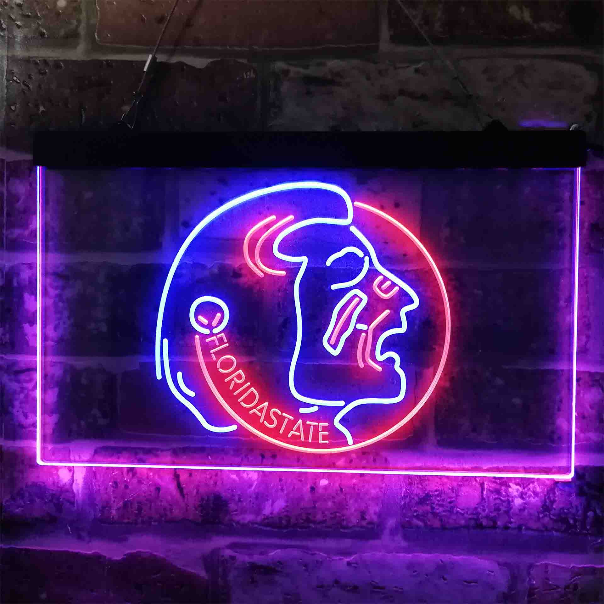 Florida State Seminoles Logo Neon LED Sign