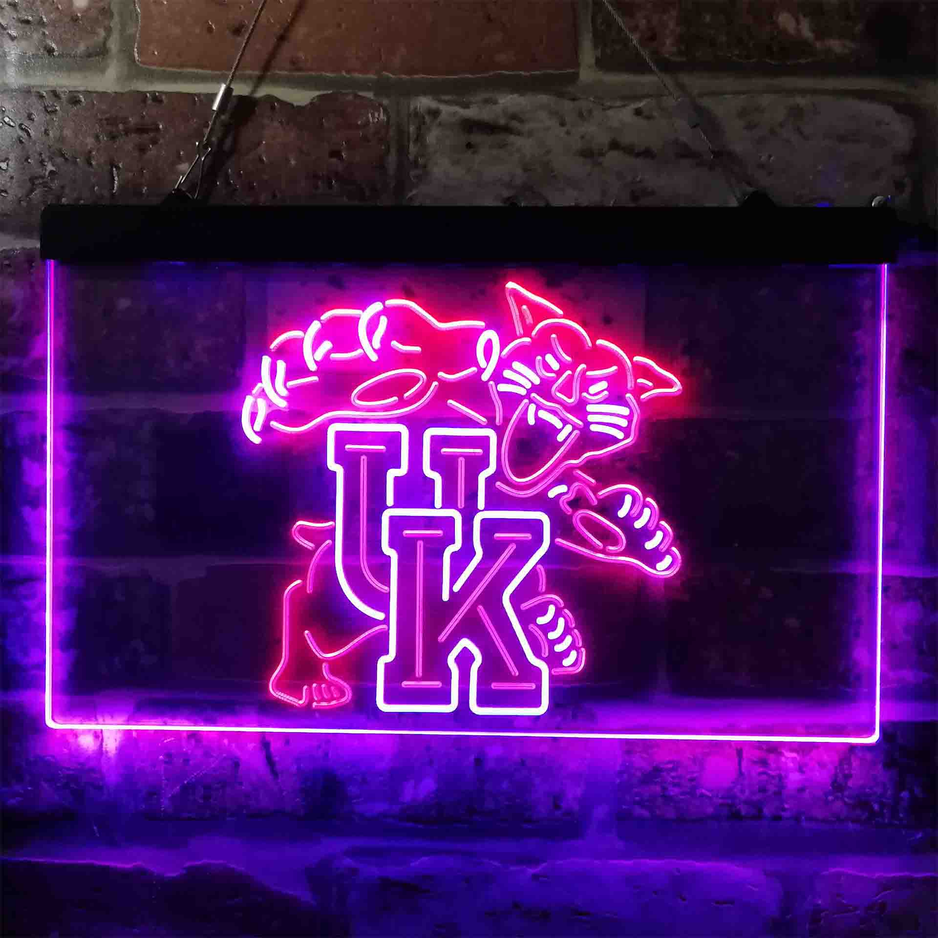 Kentucky Wildcats Wild Cat Logo Neon LED Sign