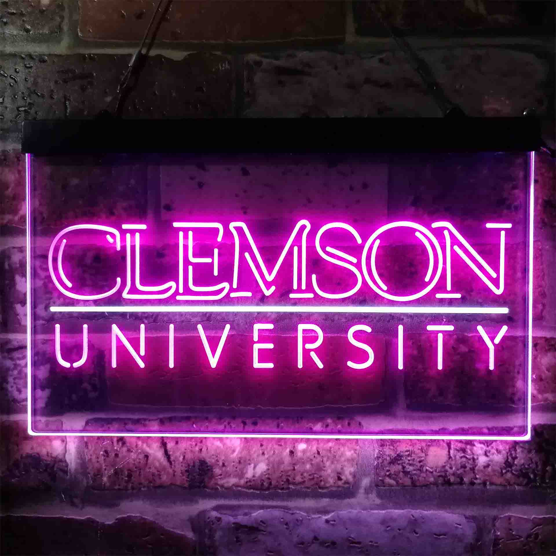 University Tigers Sport Clemson University NCAA College Neon LED Sign