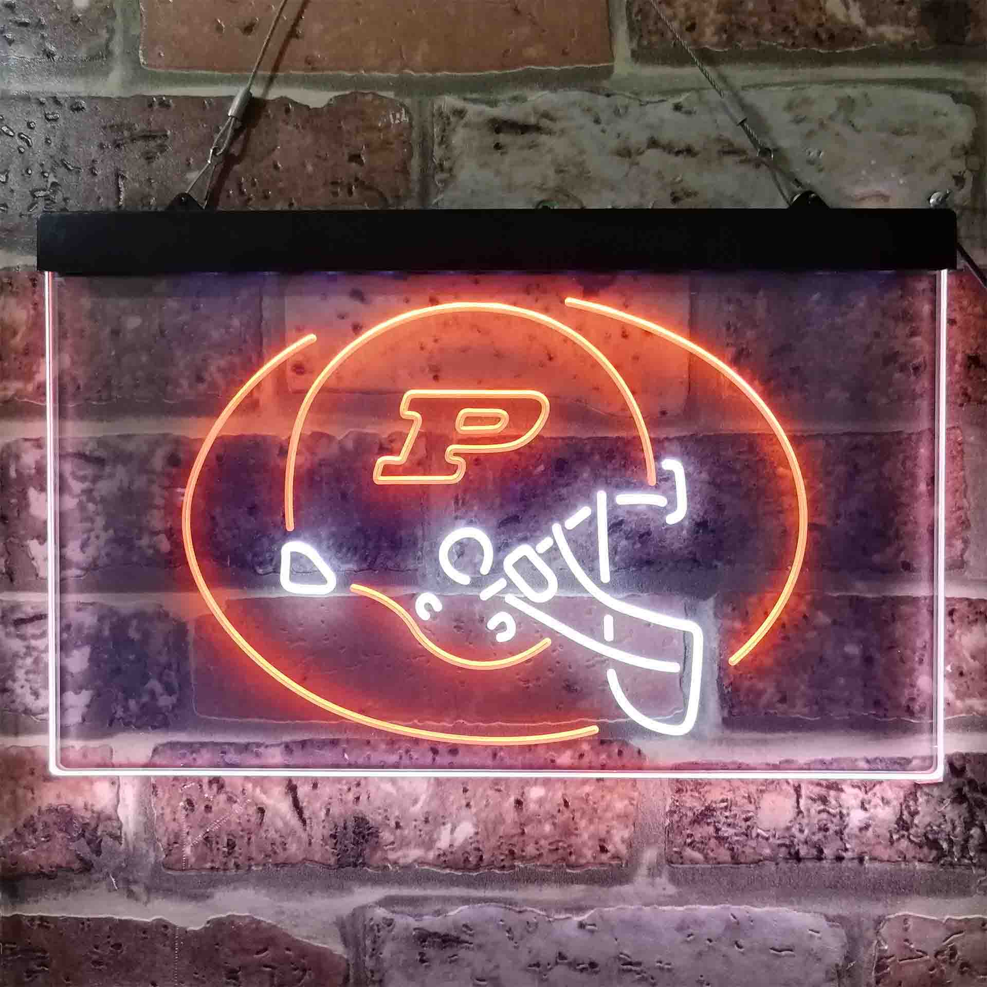 Purdue Boilermakers Helmet Neon LED Sign