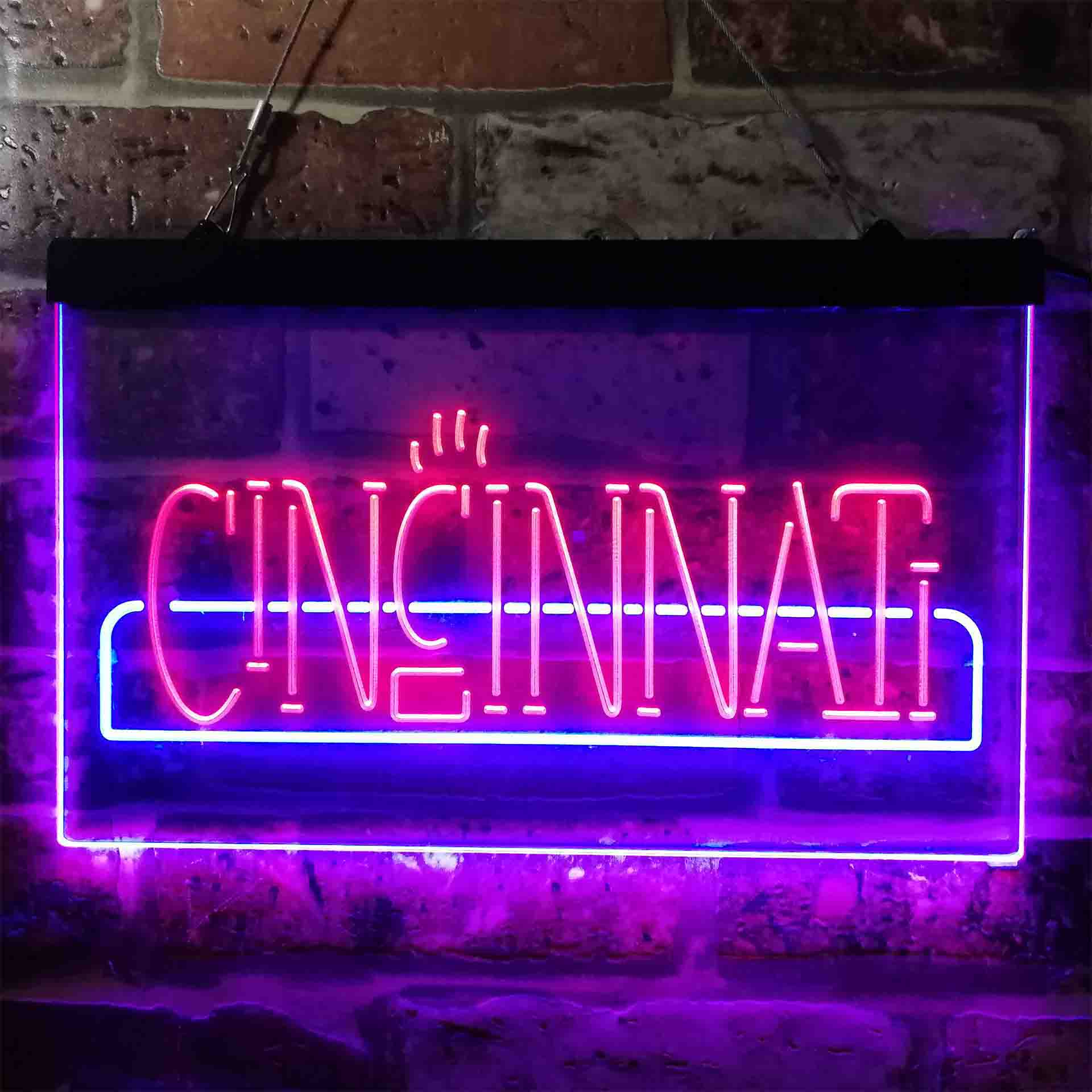 Cincinnati Bearcats GoBearcats Neon LED Sign