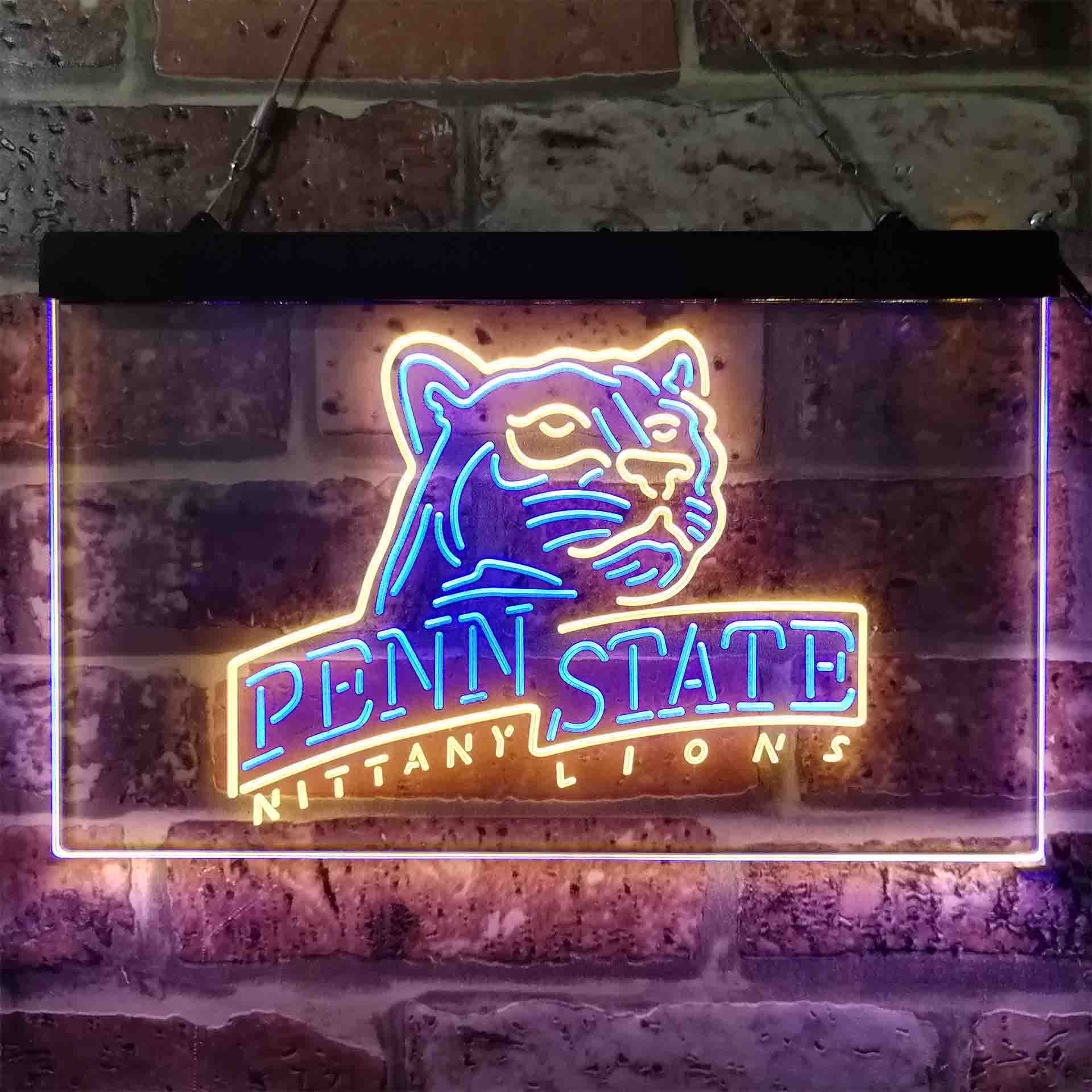 Penn State Nittany Lions Alternate Logo Neon LED Sign