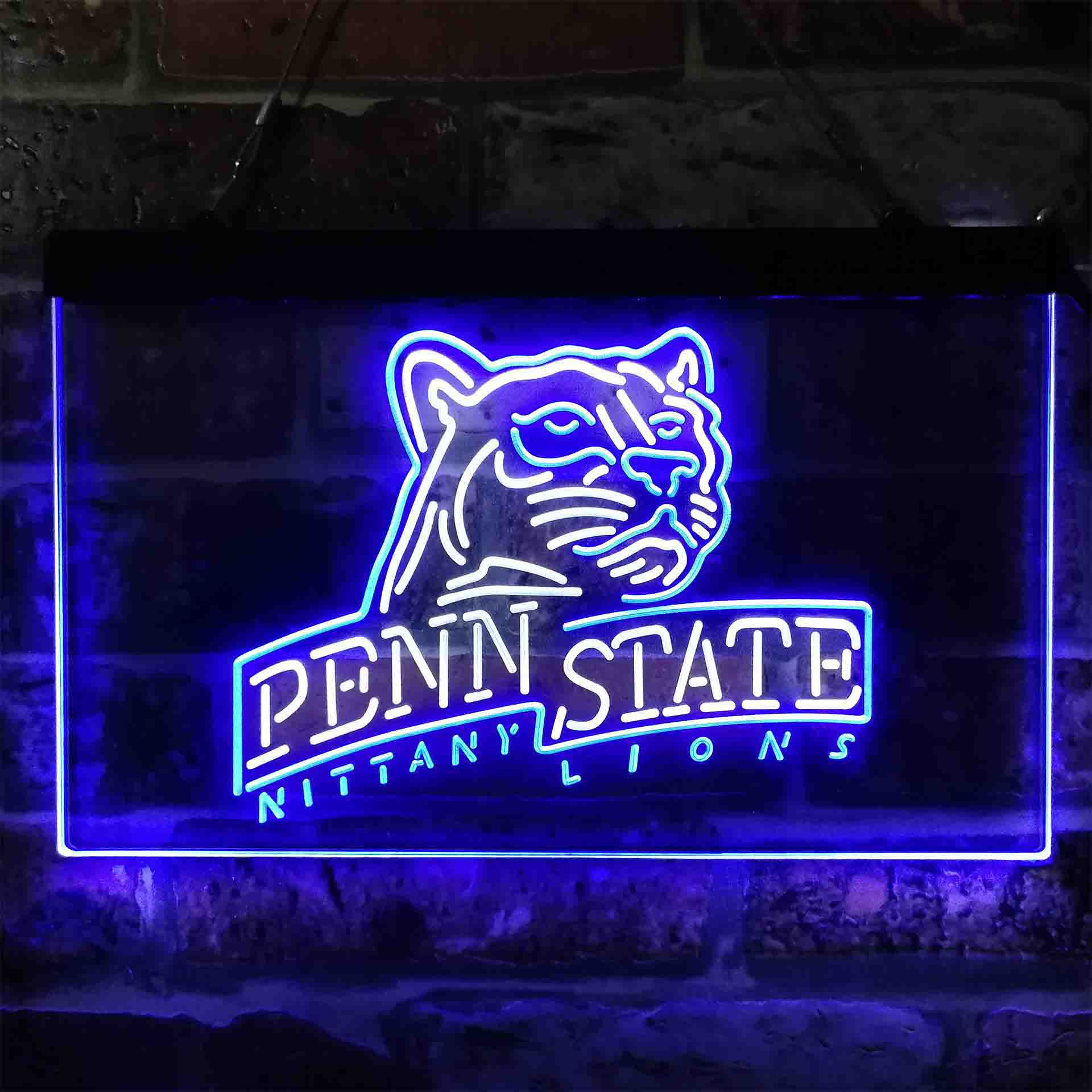 Penn State Nittany Lions Alternate Logo Neon LED Sign