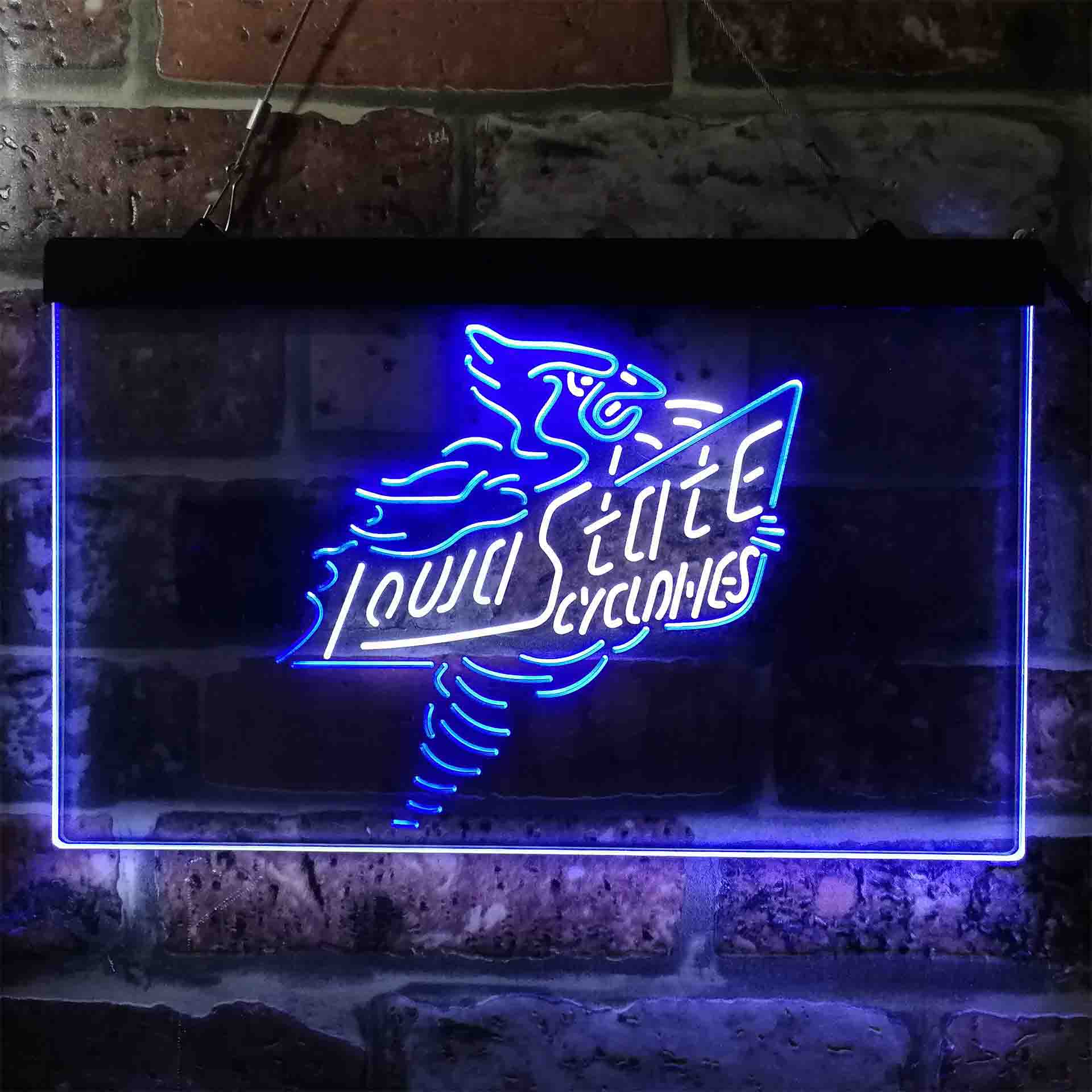 Iowa State Cyclones Logo Neon LED Sign