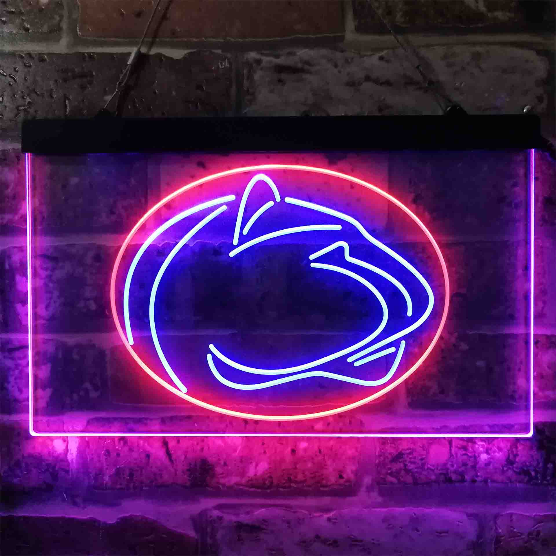 Penn State Nittany Lions Plain Logo Neon LED Sign