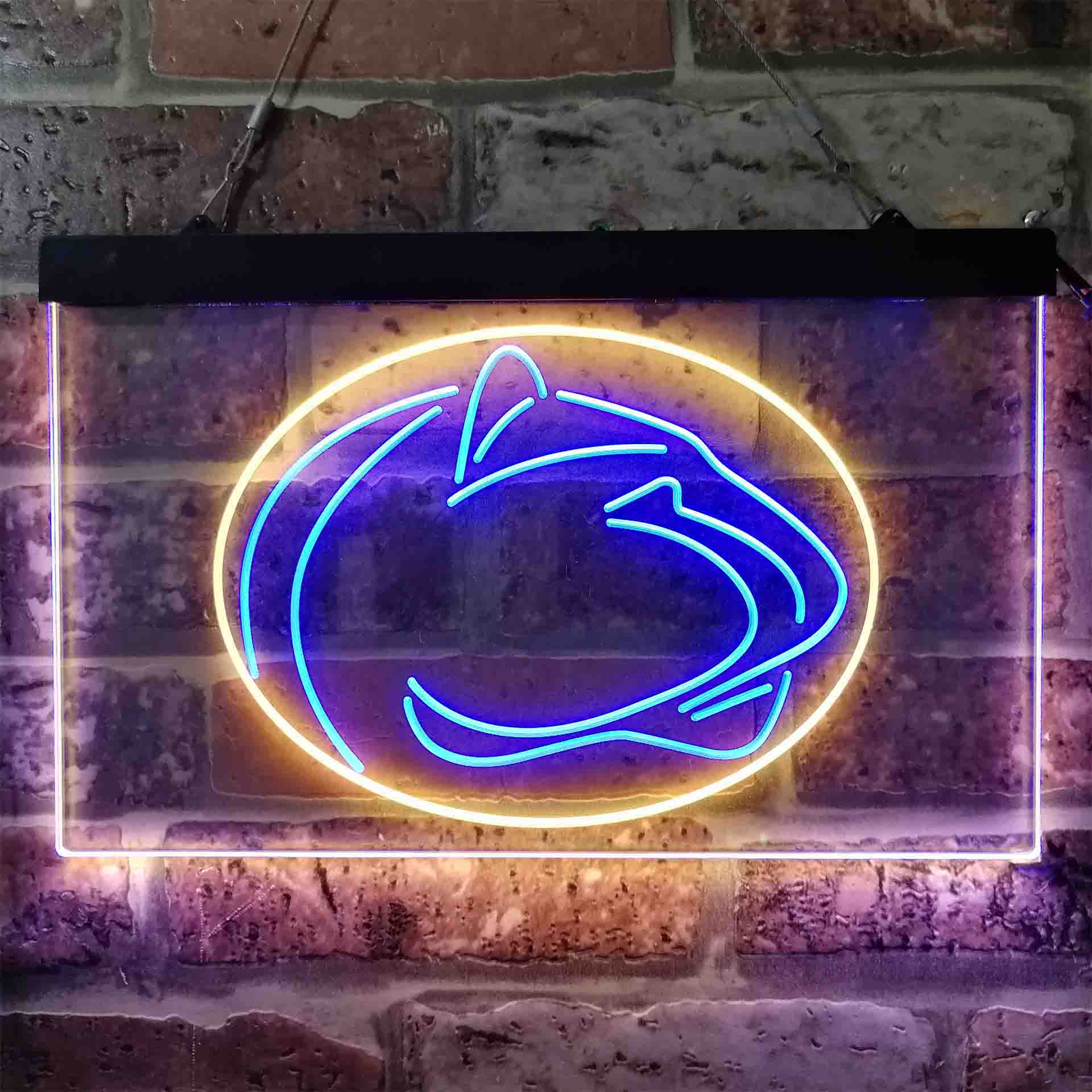 Penn State Nittany Lions Plain Logo Neon LED Sign