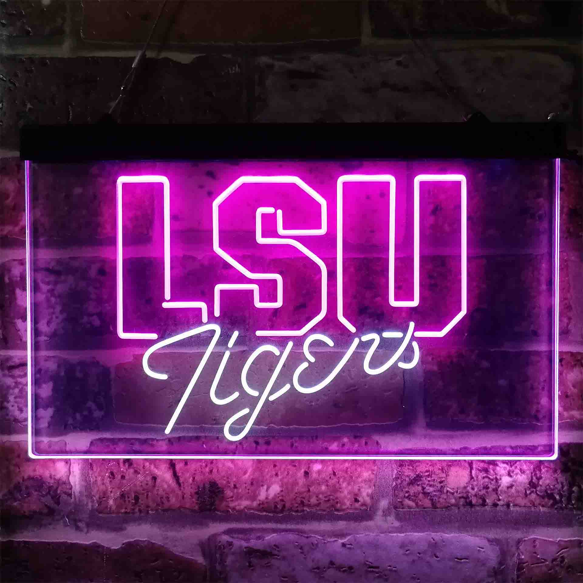 LSU Tigers Logo 2 Neon LED Sign