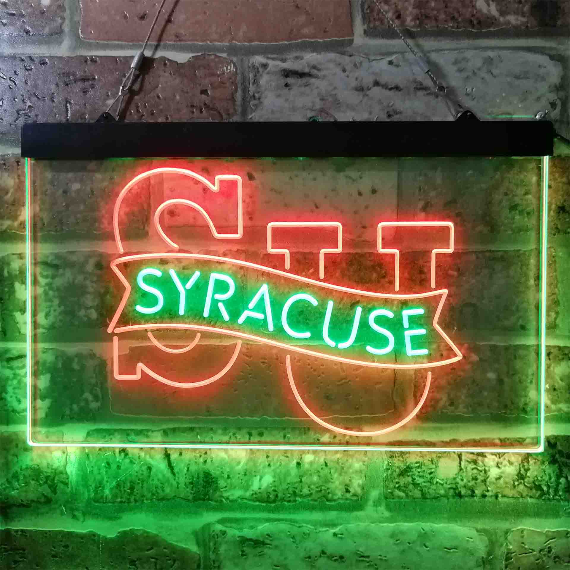 Syracuse Orange Logo Neon LED Sign