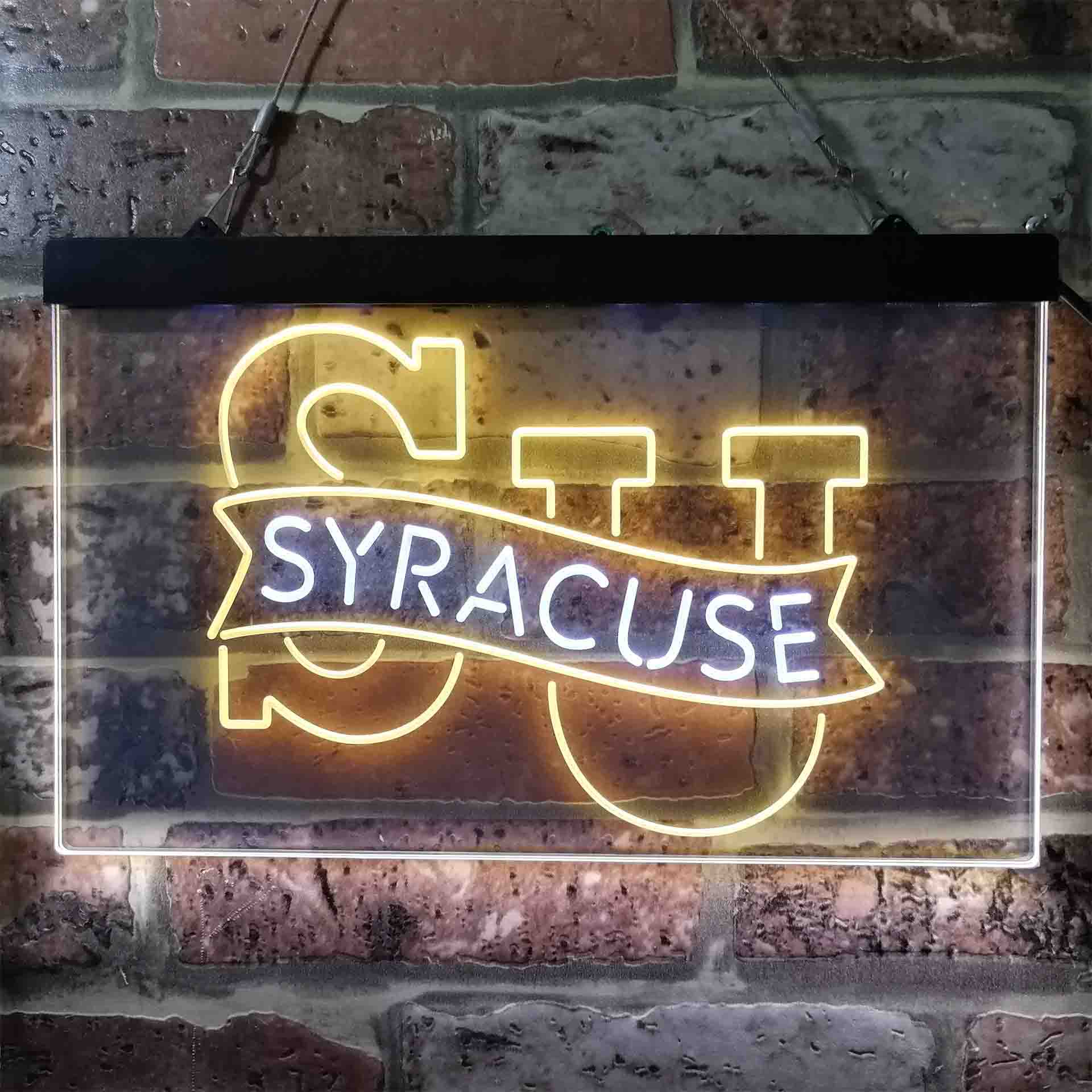 Syracuse Orange Logo Neon LED Sign