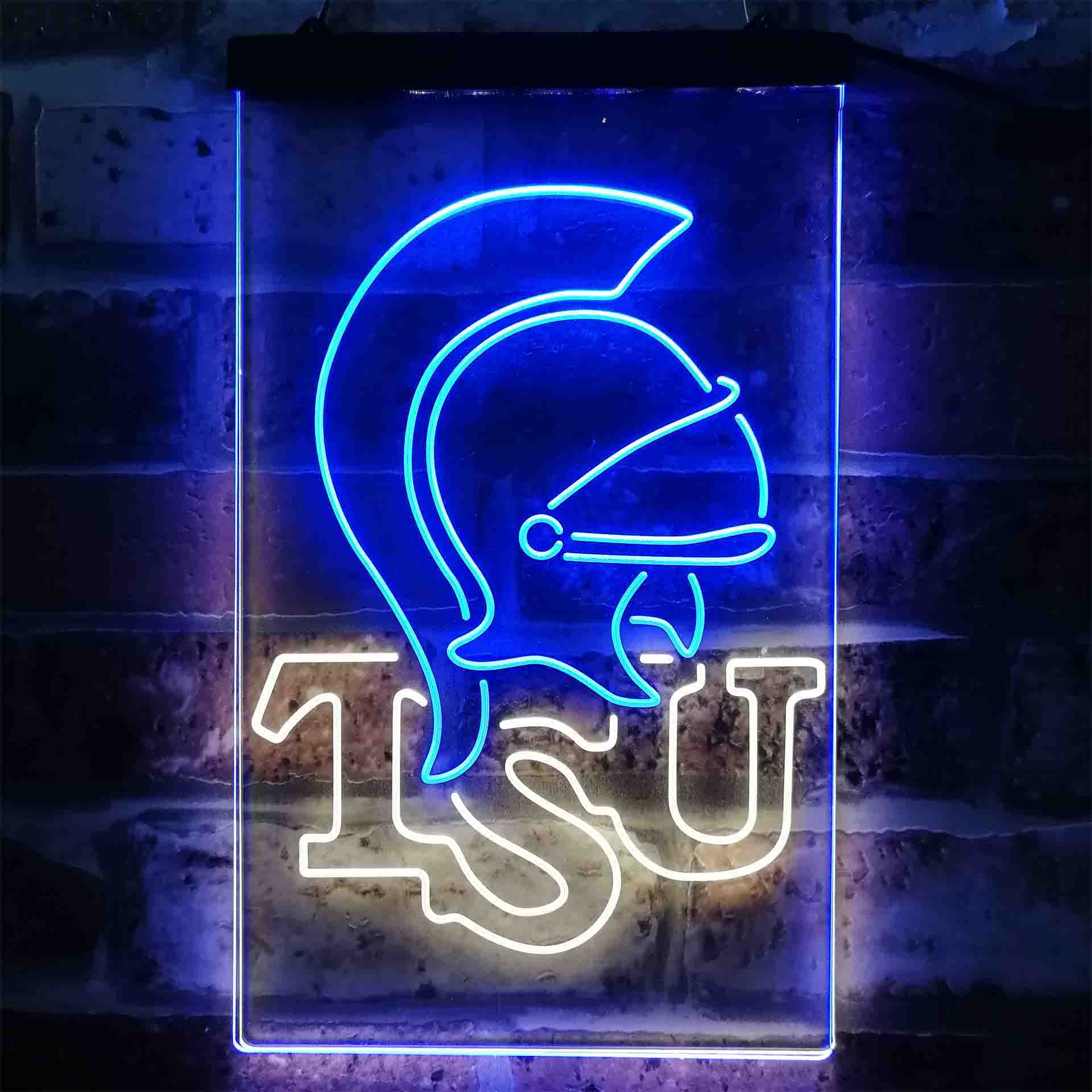 University Football Sport Team Troy Trojans Neon LED Sign