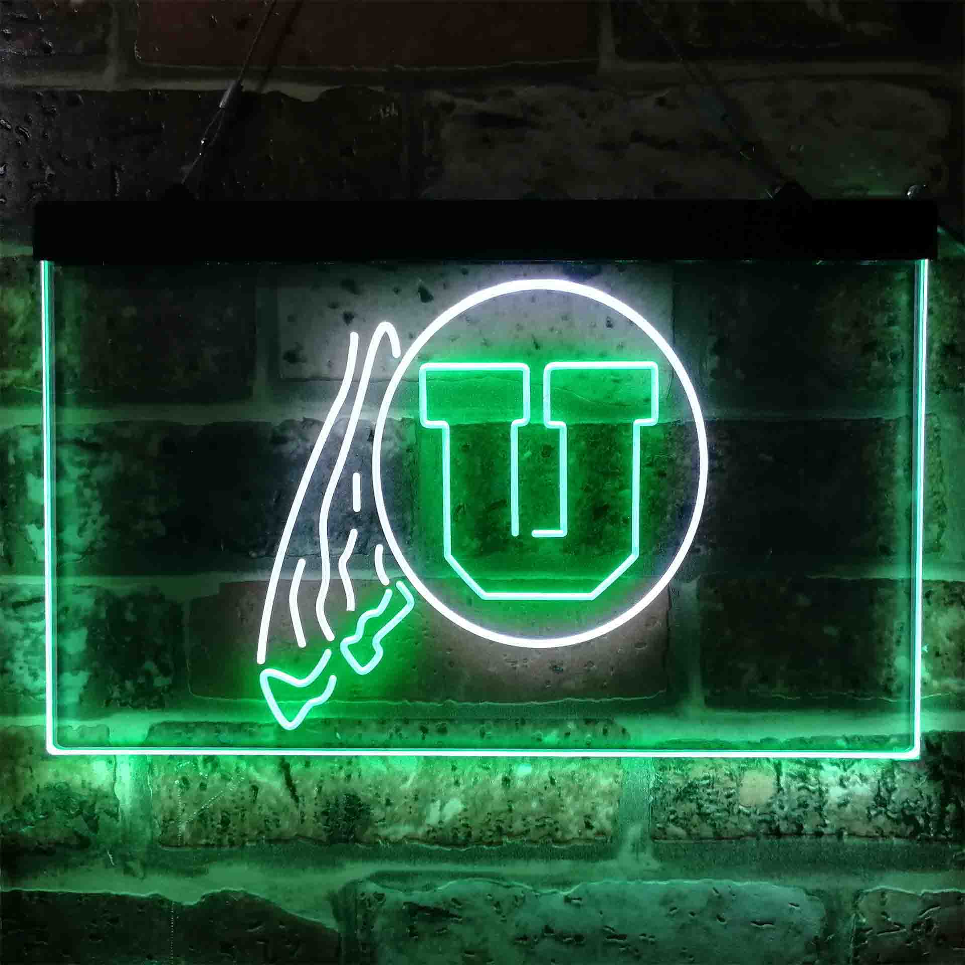 Utah Utes Logo Neon LED Sign