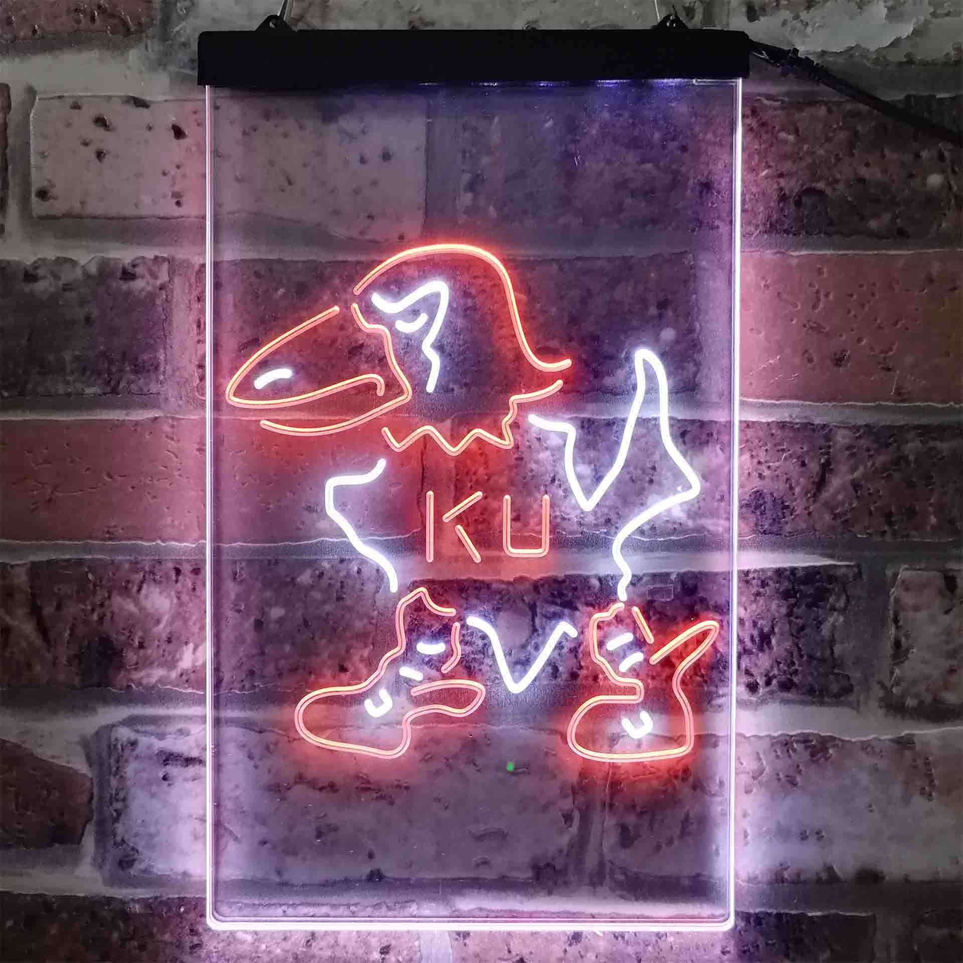 University Football Sport Team Kansas Jayhawks University NCAA College Neon LED Sign