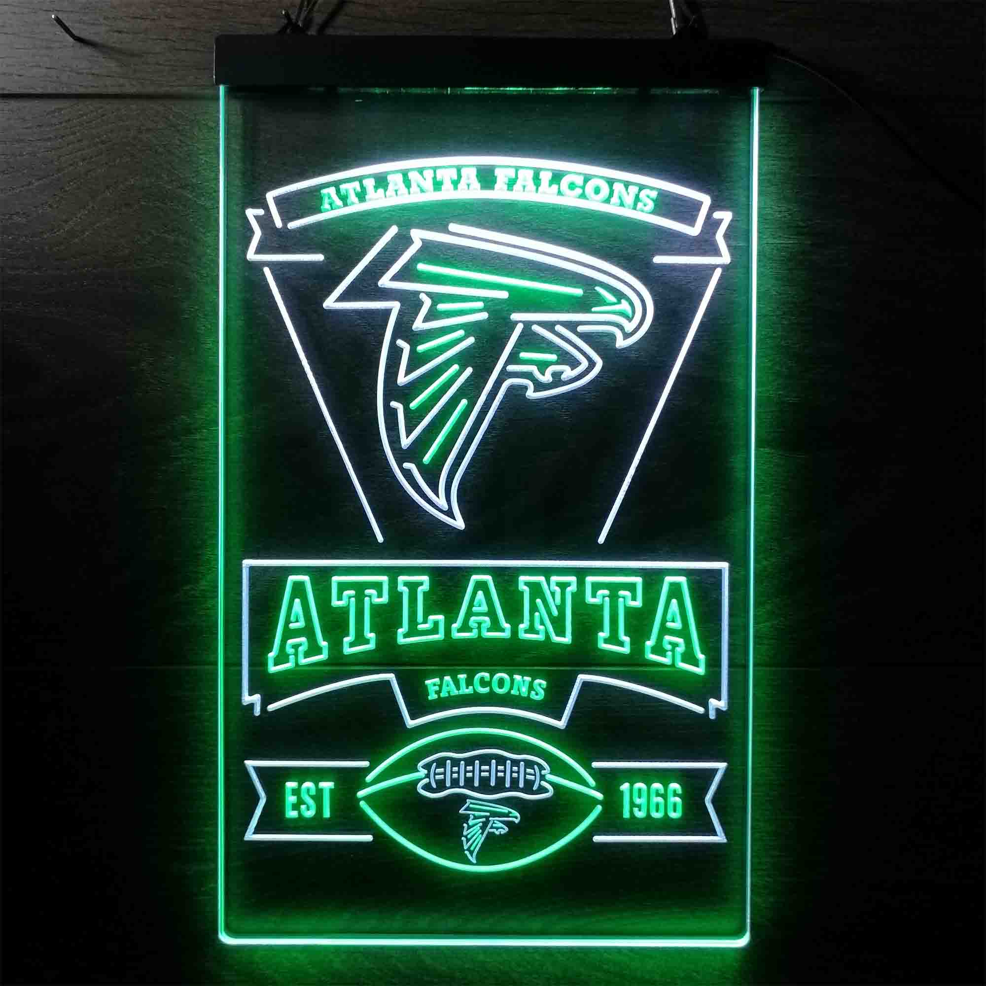 Atlanta Falcons EST 1966 Neon LED Sign