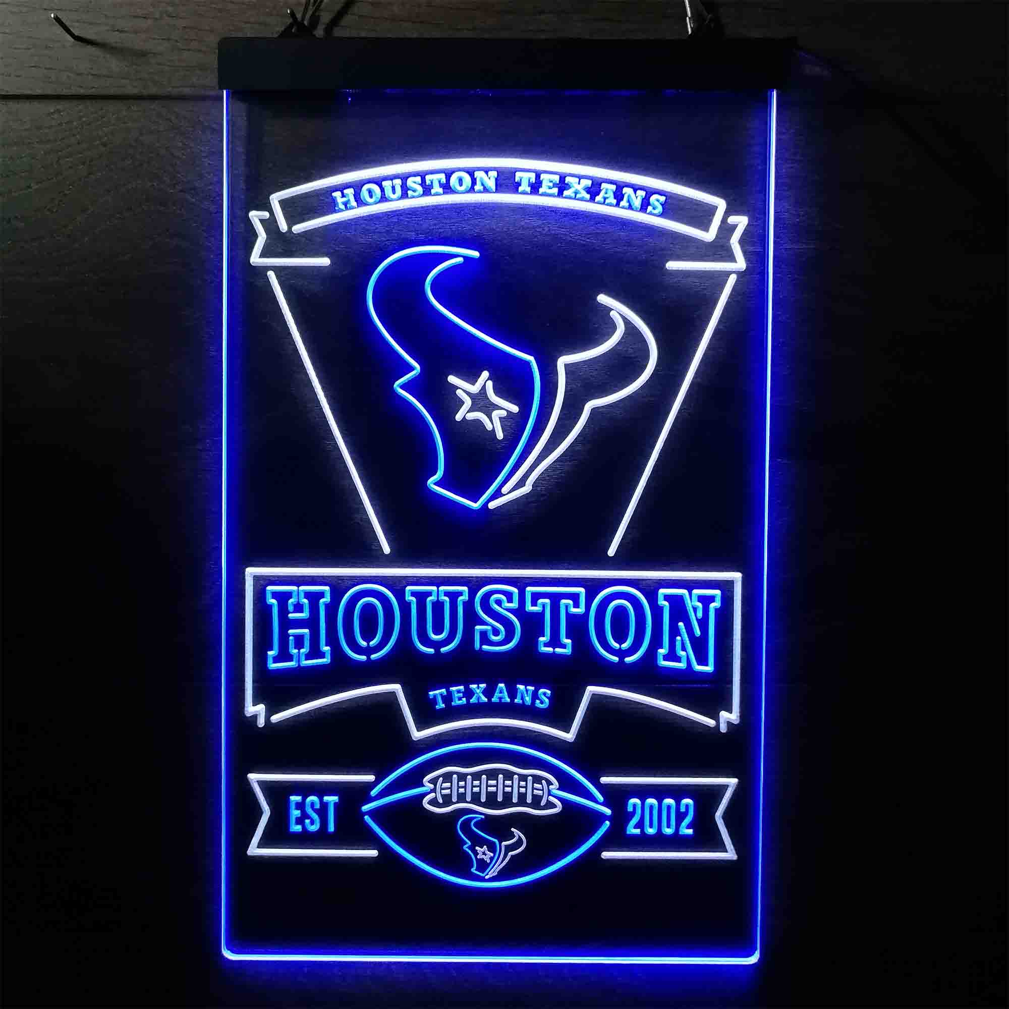 Houston Texans EST 2002 Neon LED Sign