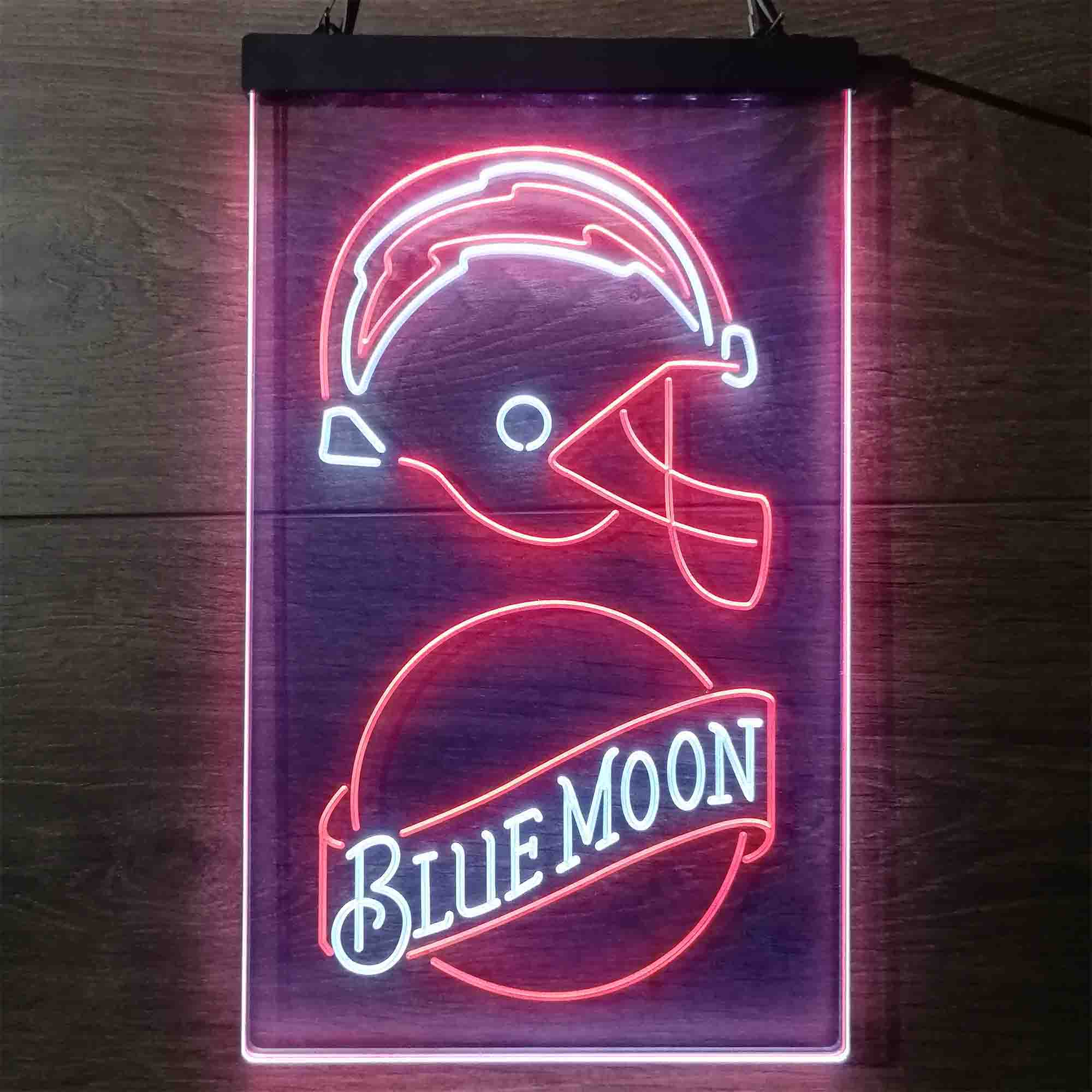 Blue Moon Bar Los Angeles Chargers Est. 1960 Neon LED Sign