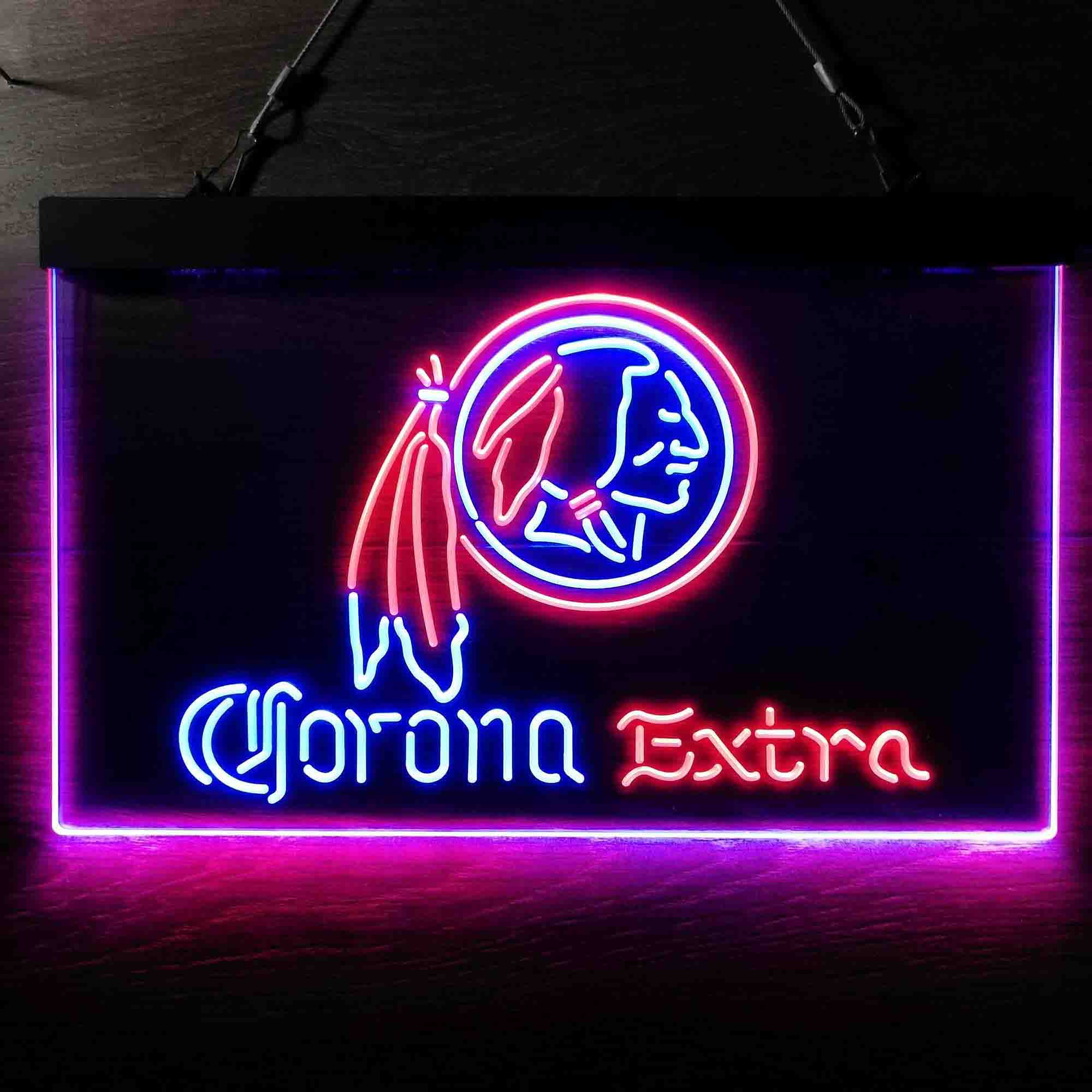 Corona Extra Bar Washington Est. 1932 Neon LED Sign