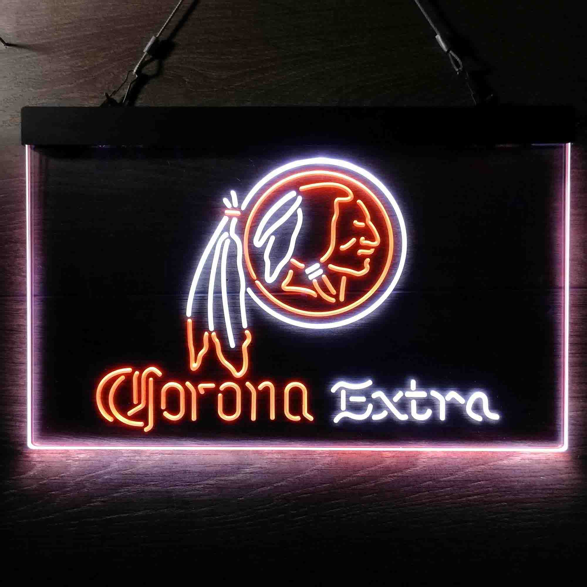 Corona Extra Bar Washington Est. 1932 Neon LED Sign