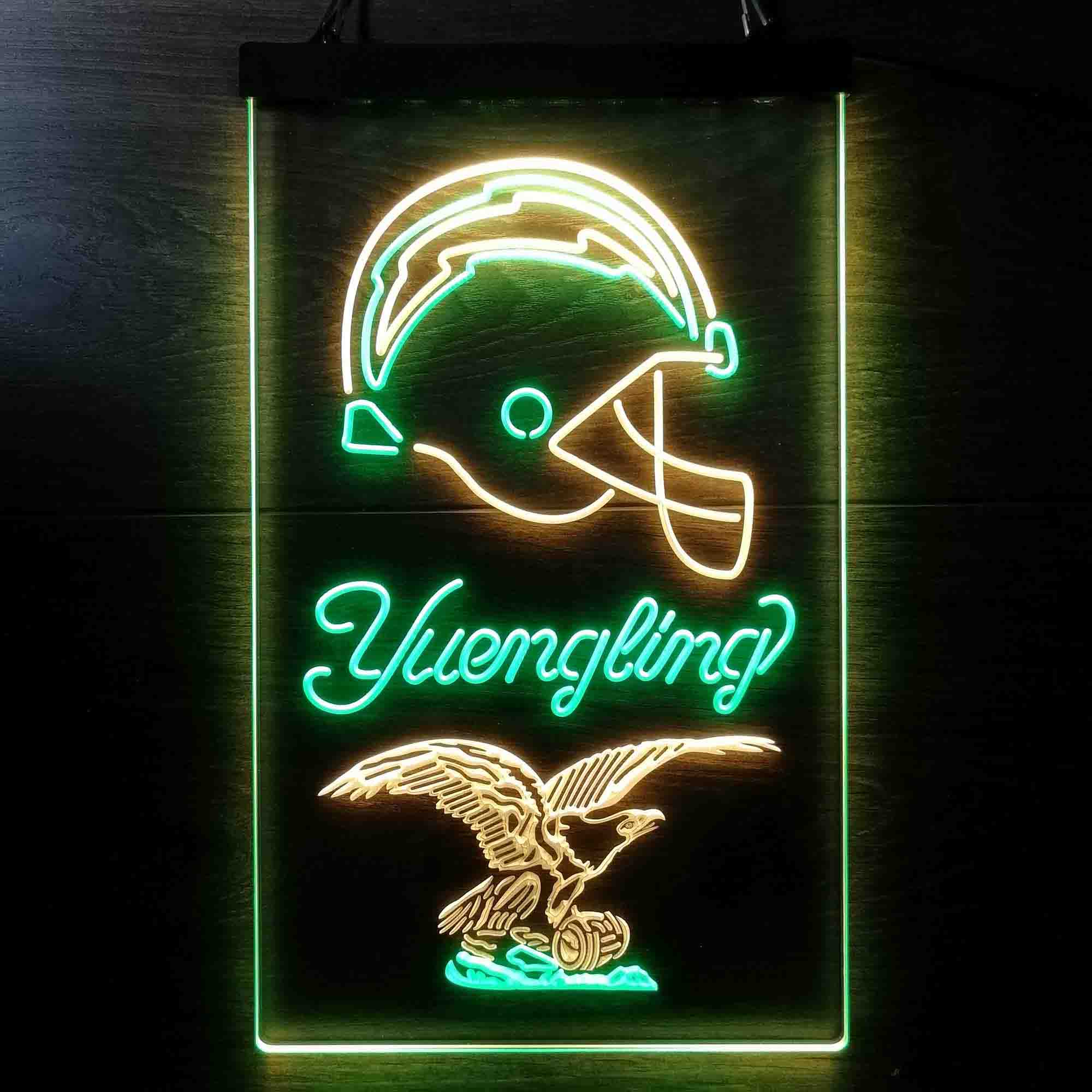 Yuengling Bar Los Angeles Chargers Est. 1960 Neon LED Sign