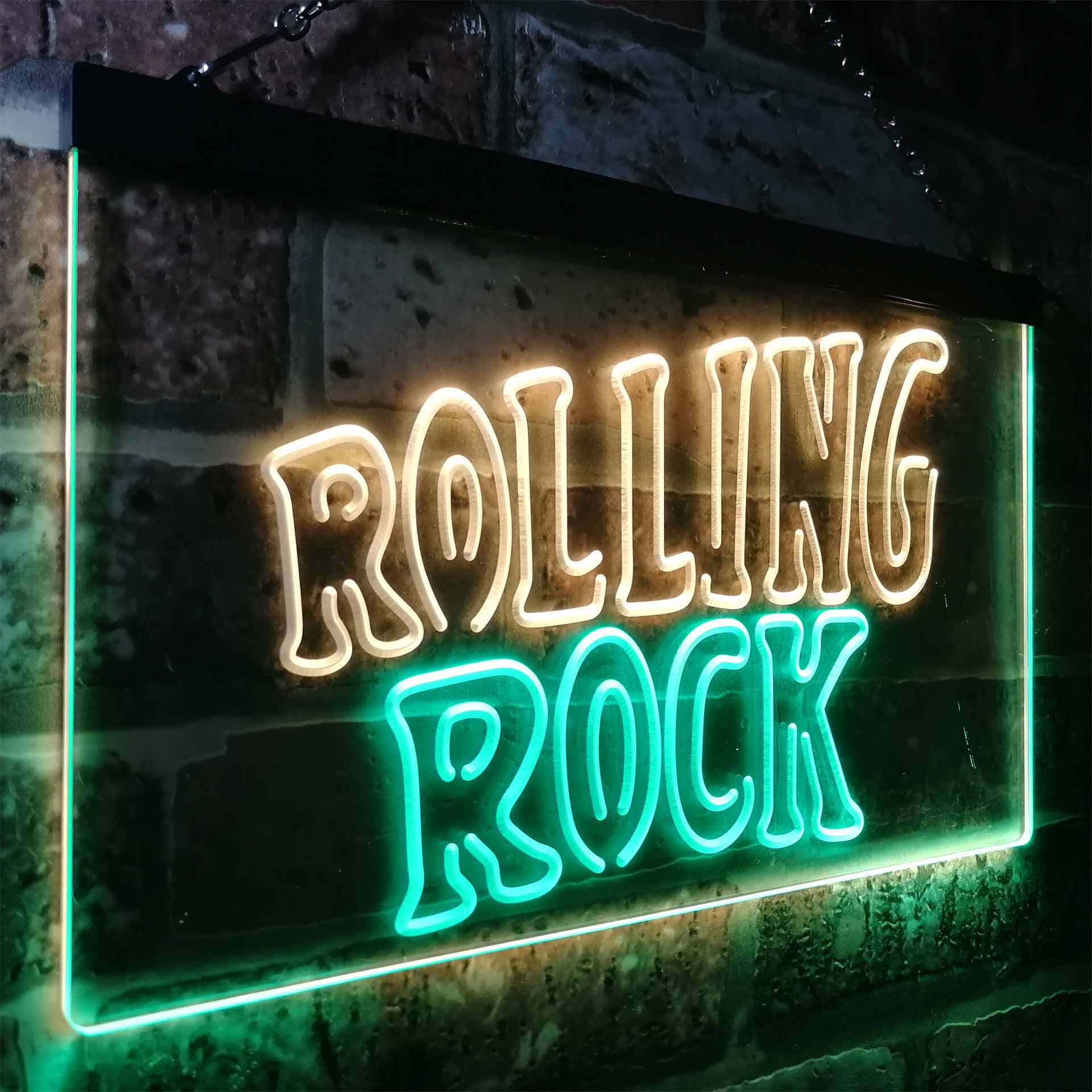 Rolling Rock Music Neon LED Sign