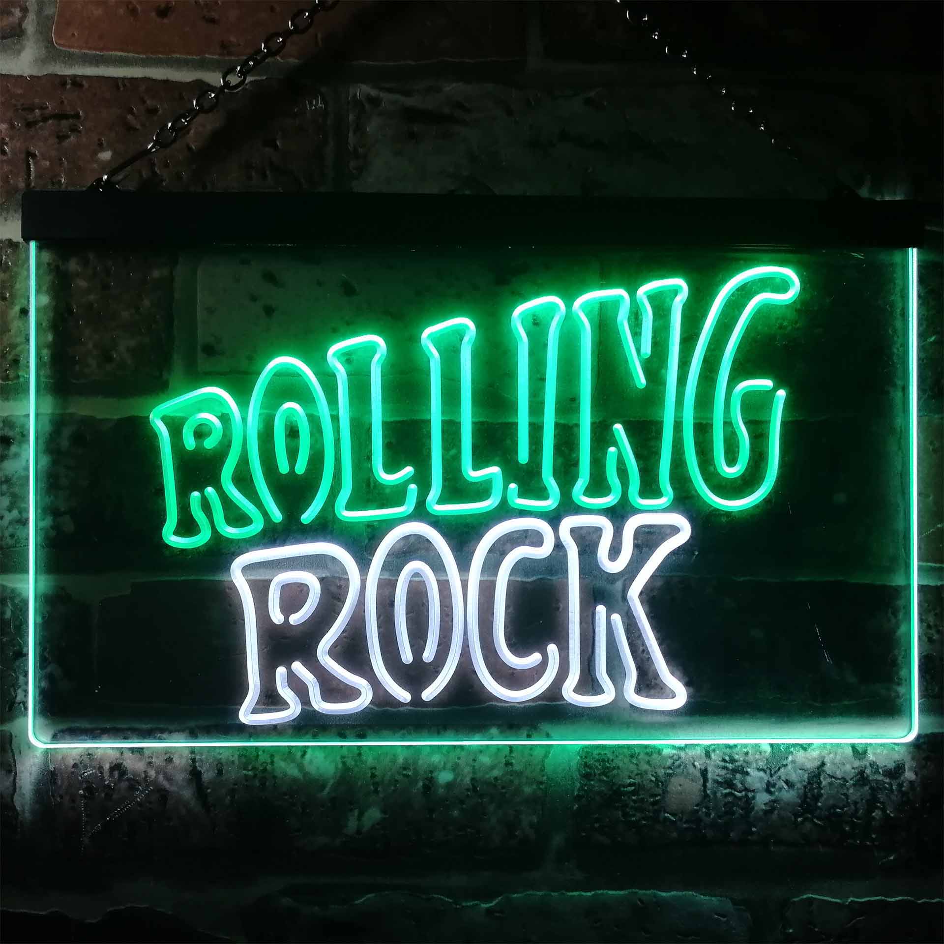 Rolling Rock Music Neon LED Sign