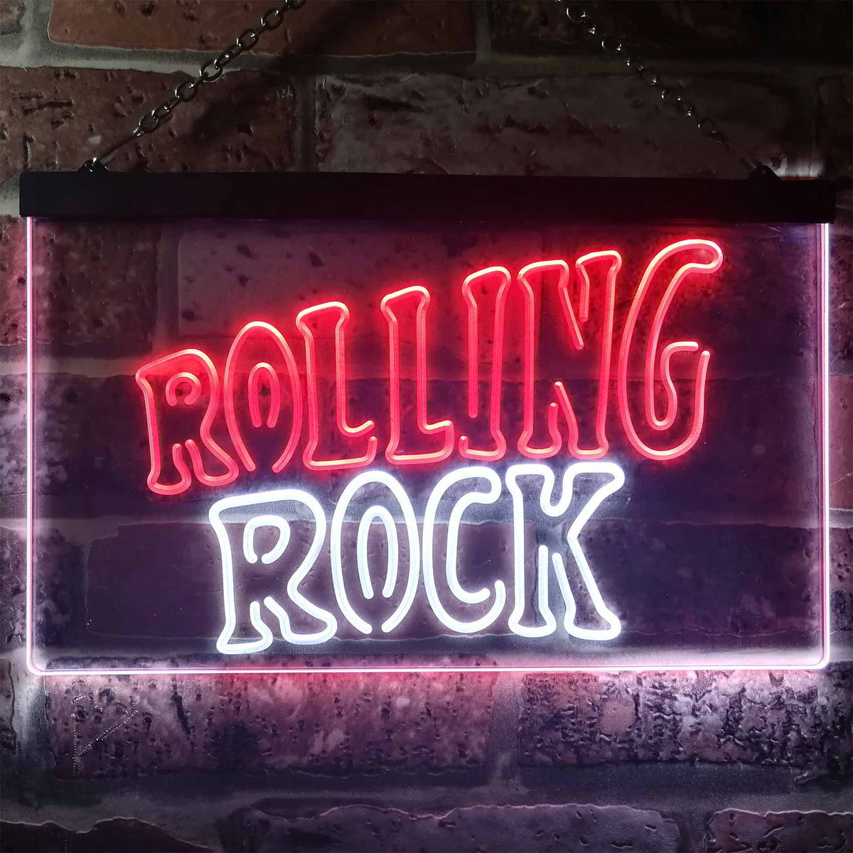 Rolling Rock Music Neon Sign - LED LAB CAVE