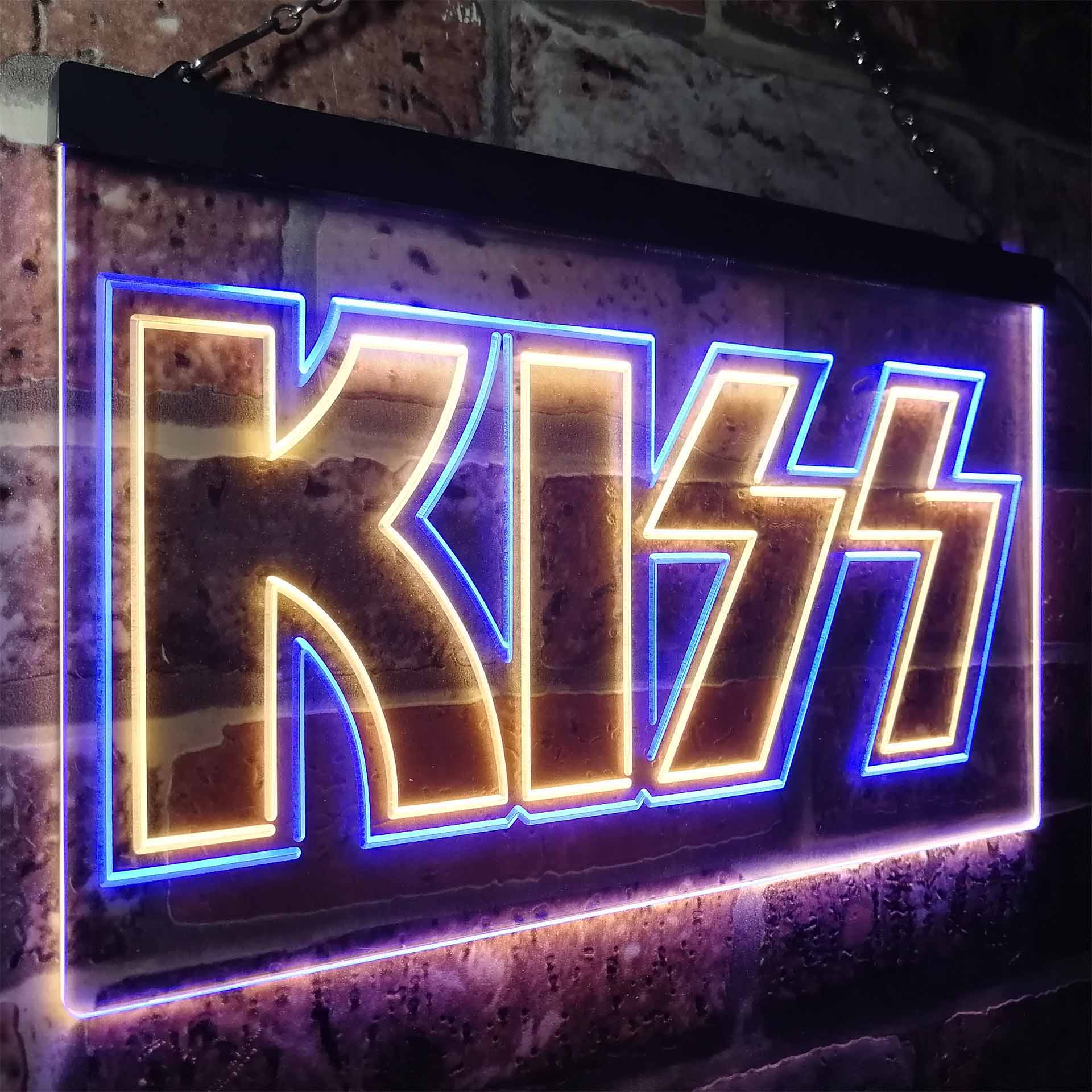 Kiss Band Music Neon LED Sign