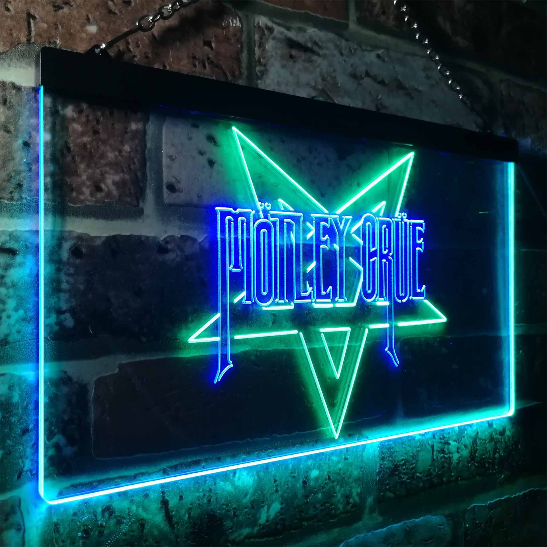 Motley Crue Star Neon LED Sign