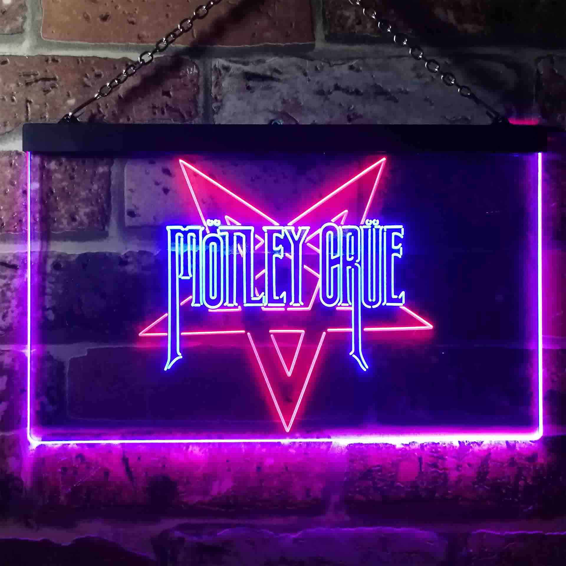 Motley Crue Star Neon LED Sign