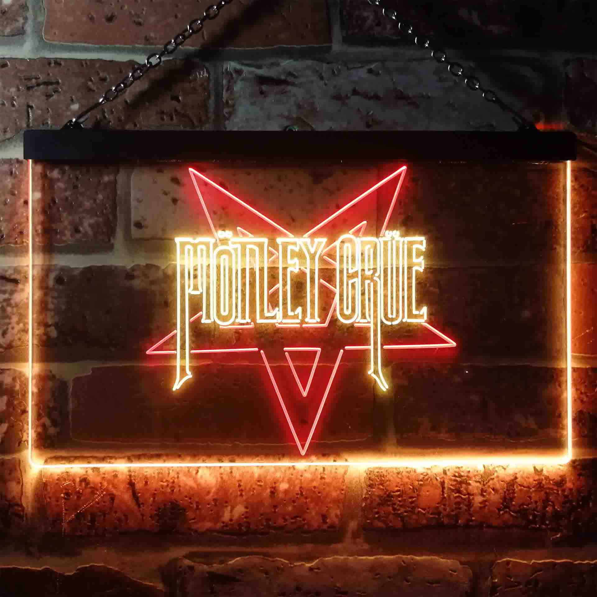 Motley Crue Star Neon LED Sign