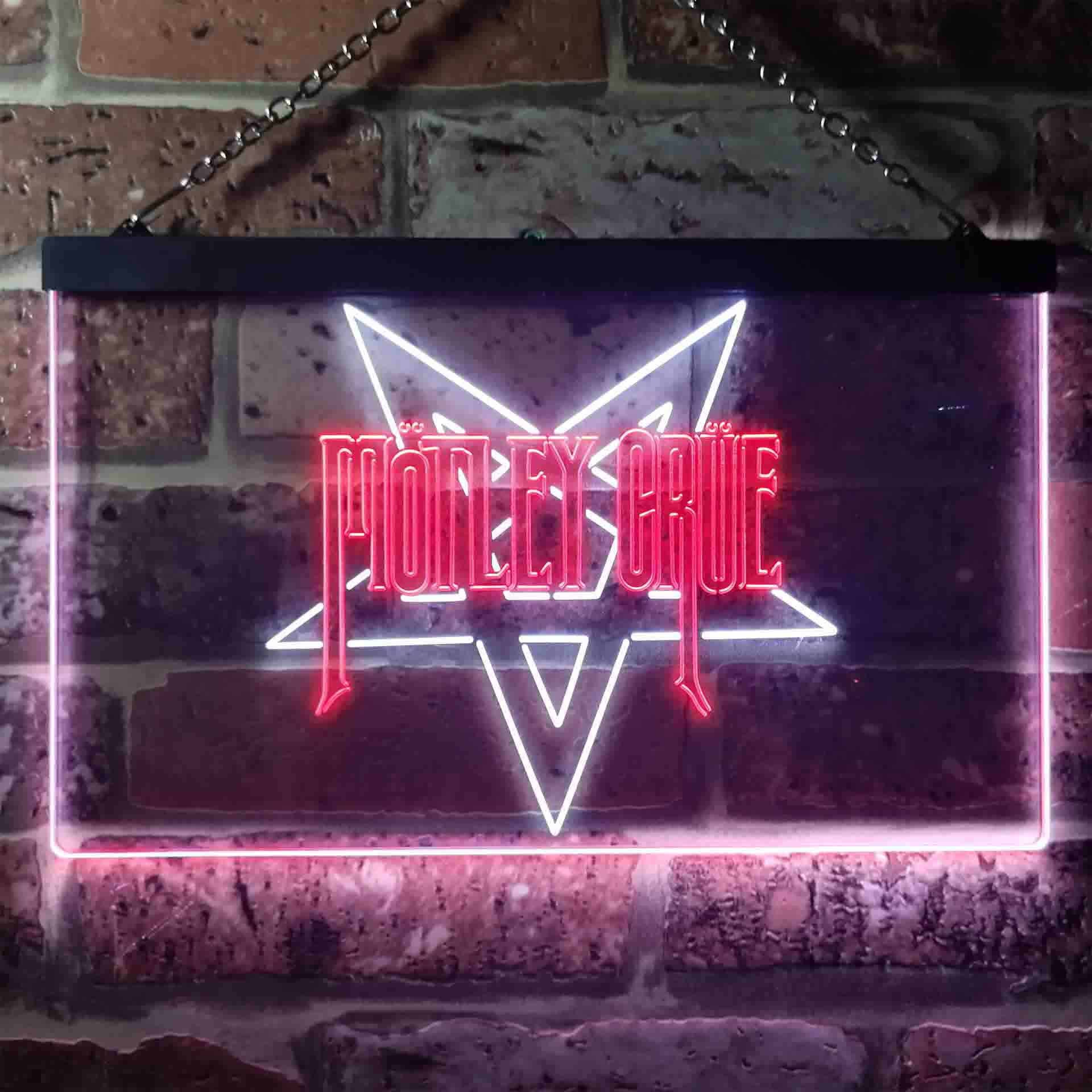 Motley Crue Star Neon LED Sign