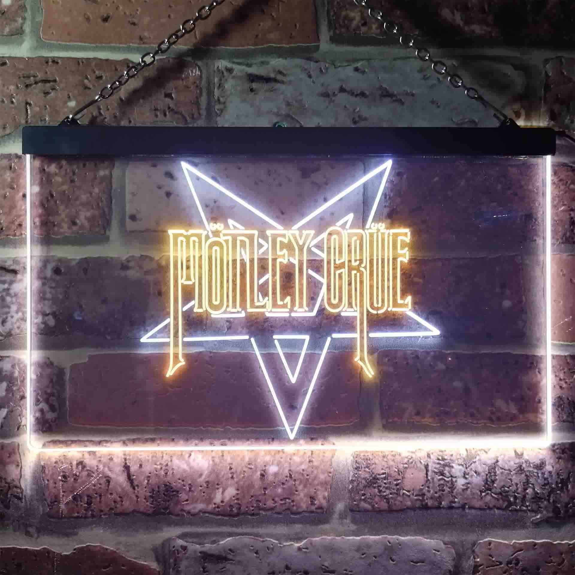 Motley Crue Star Neon LED Sign