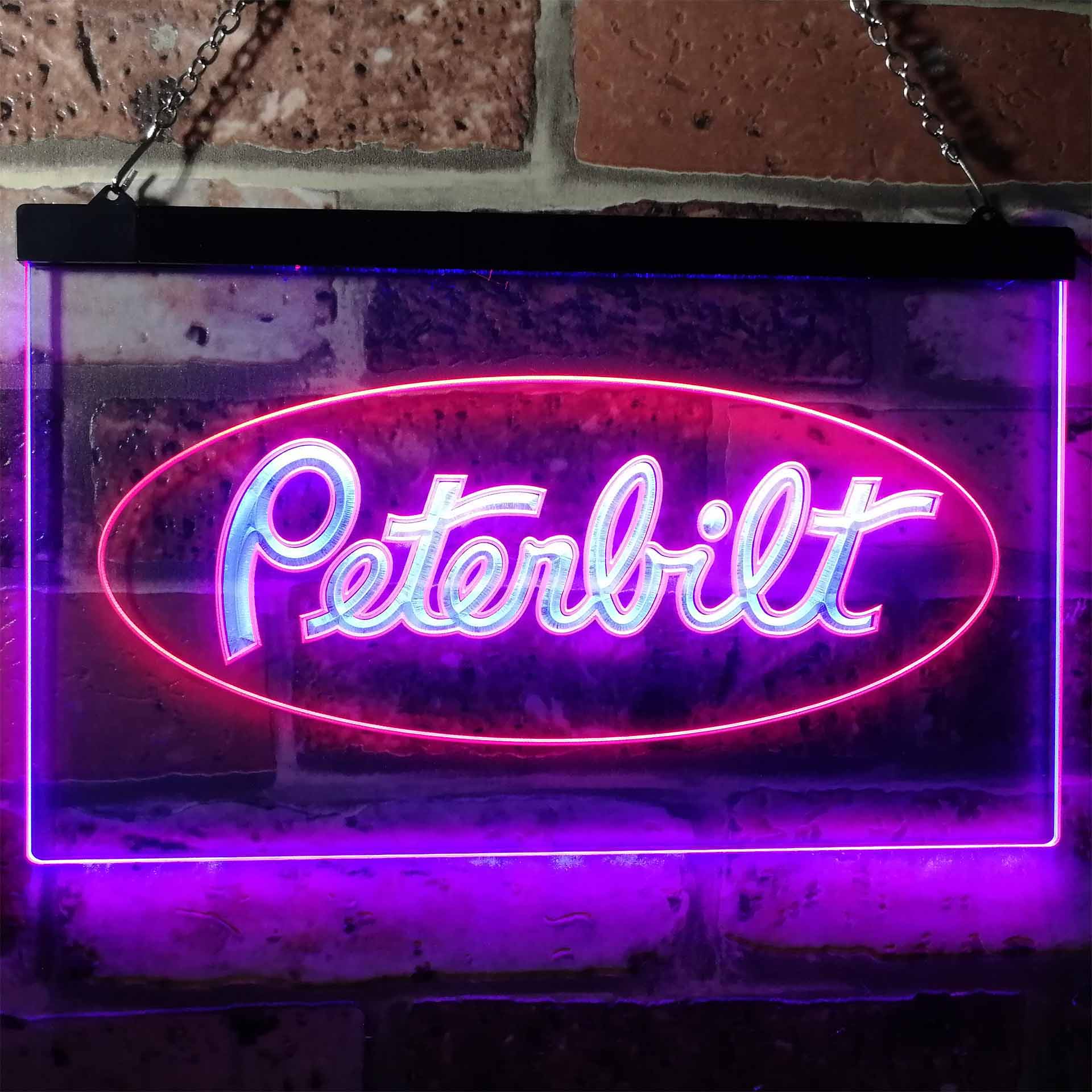 Peterbilt Car Bar Neon LED Sign