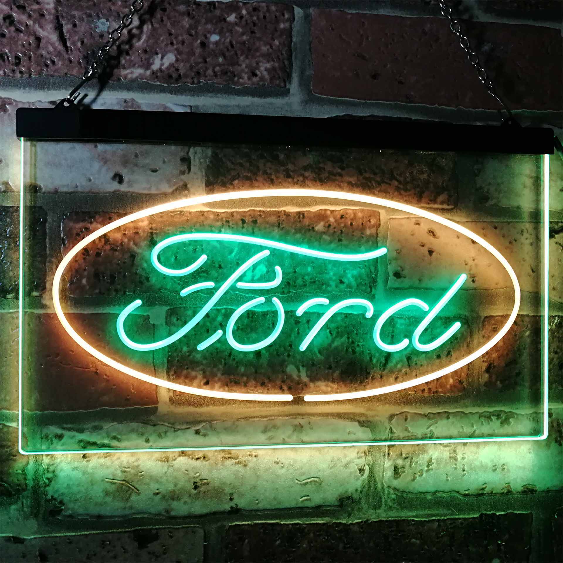 Ford Badge Car Truck Bar Neon LED Sign