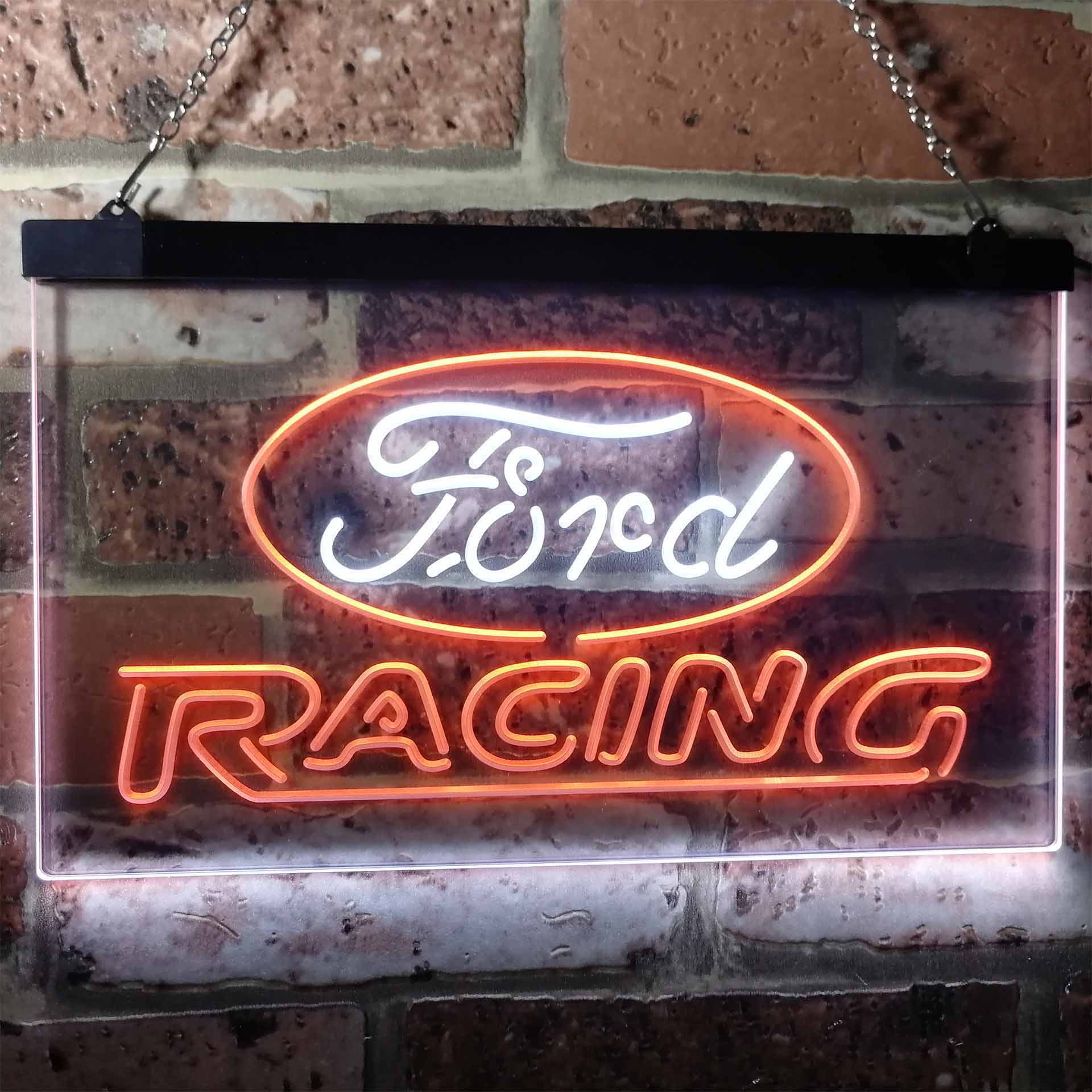Ford Racing Car Bar Neon LED Sign