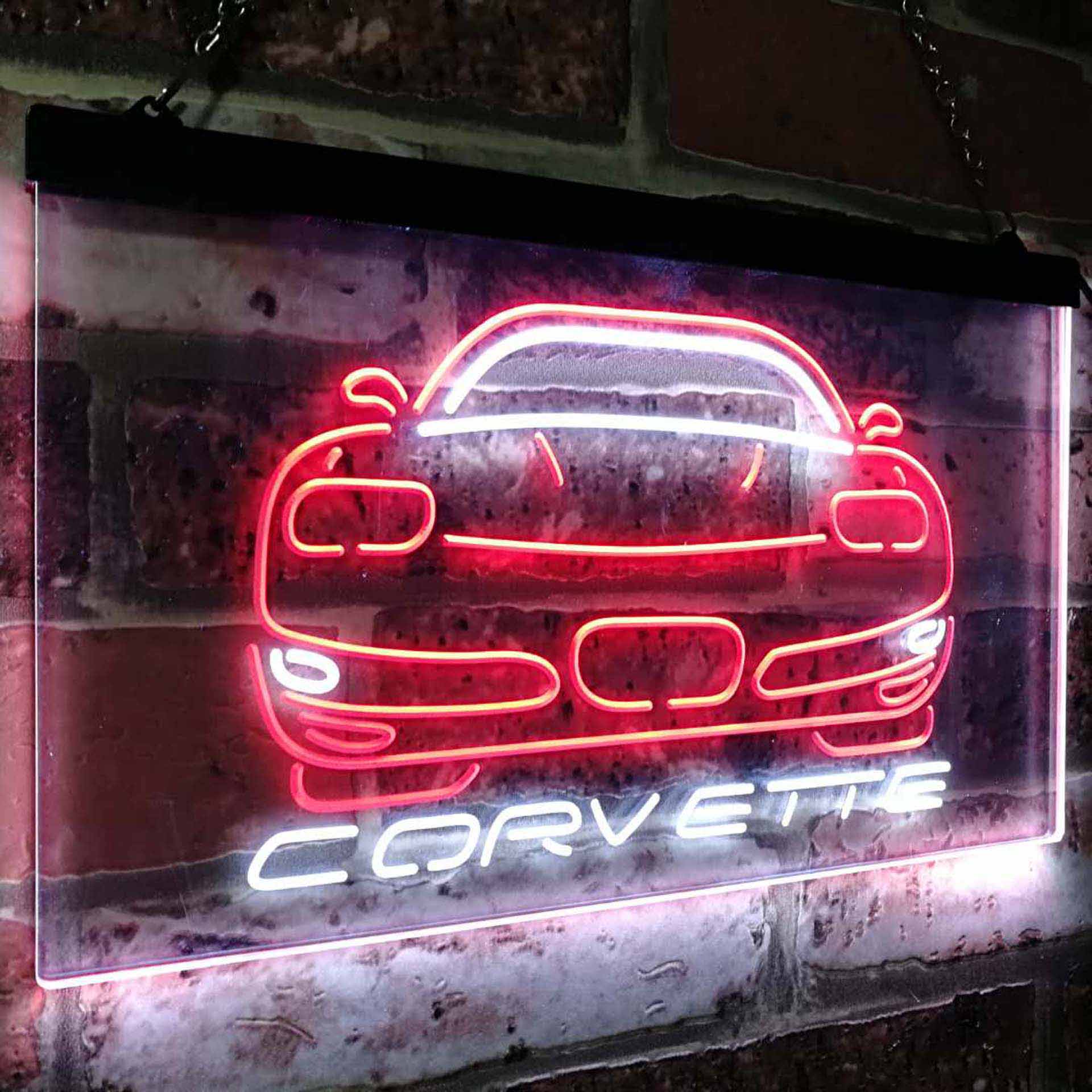 Corvette Car Neon LED Sign