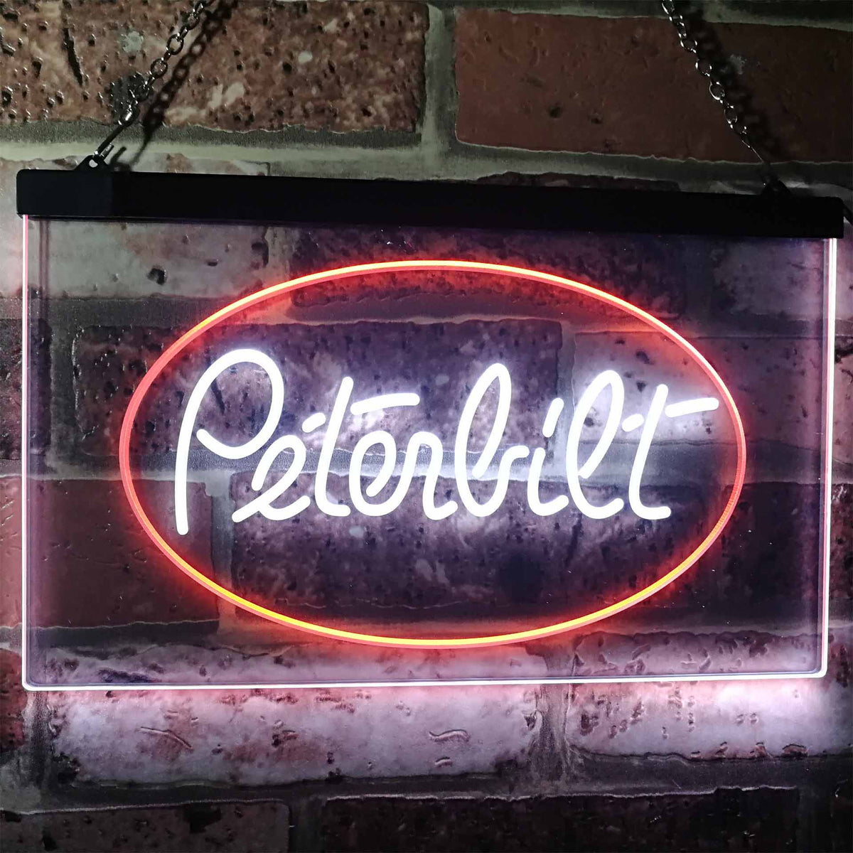 Peterbilt Car Transport Bar Neon Sign - LED LAB CAVE