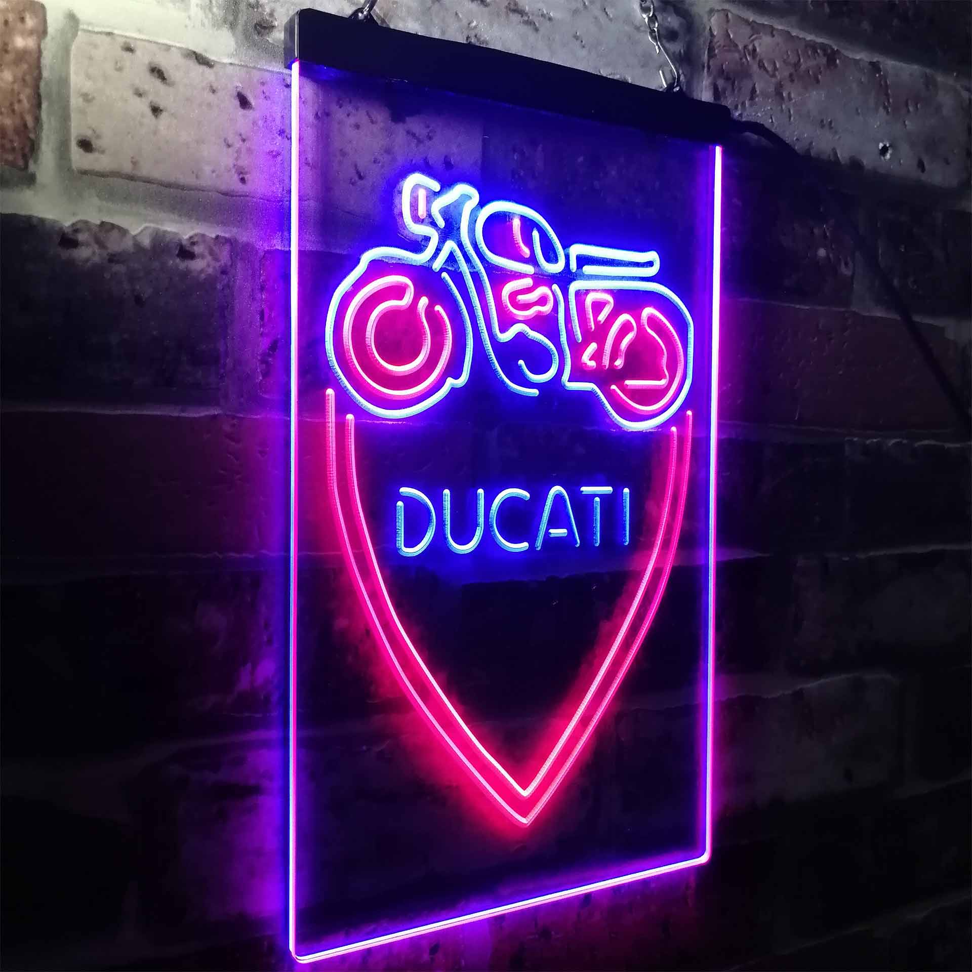 Ducati Motorcycle Club Neon LED Sign
