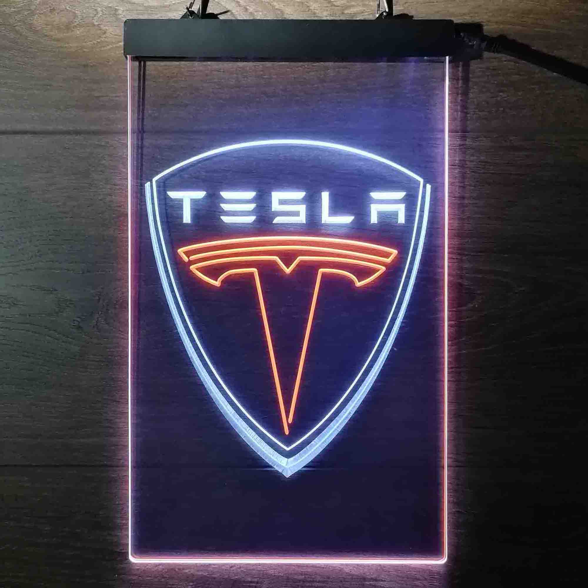 Tesla Logo Neon LED Sign