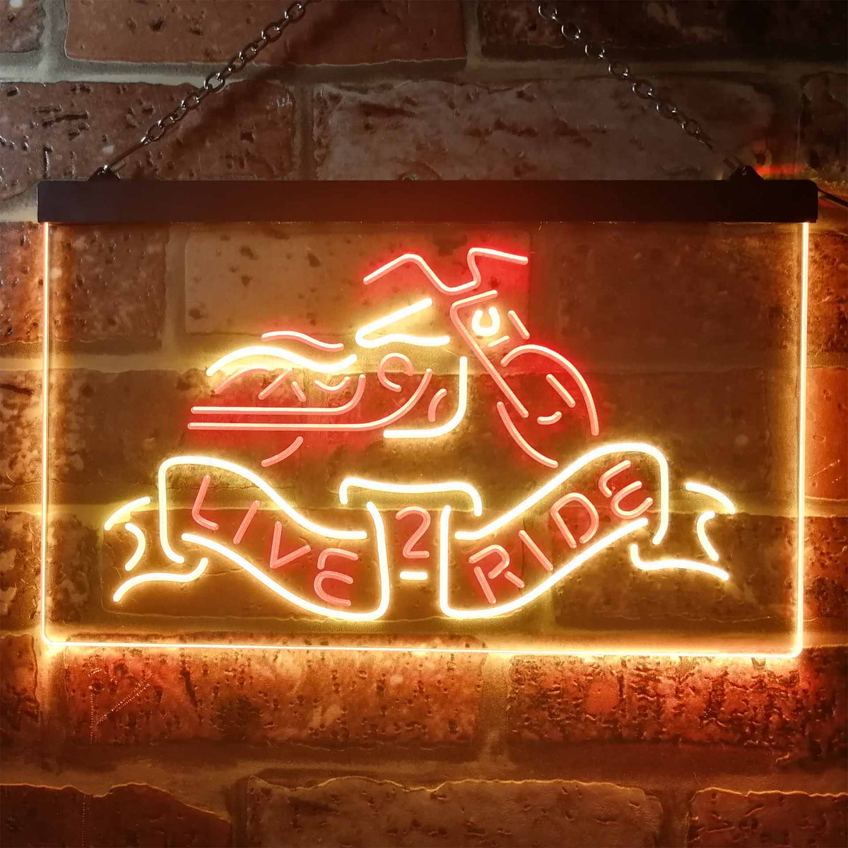 Motorcycle Live 2 Ride Neon Sign - LED LAB CAVE