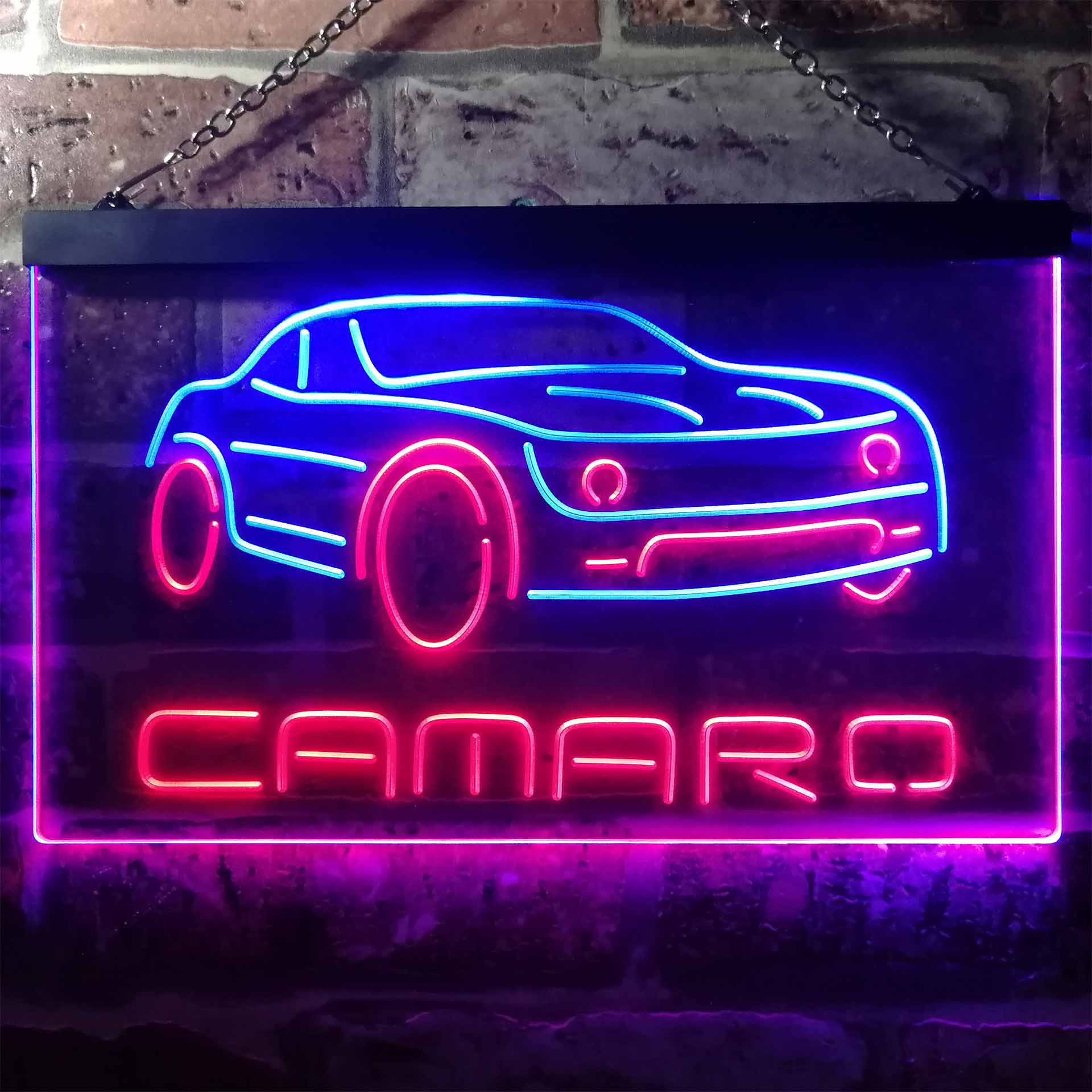 Camaro Chevrolet Car Garage Neon LED Sign