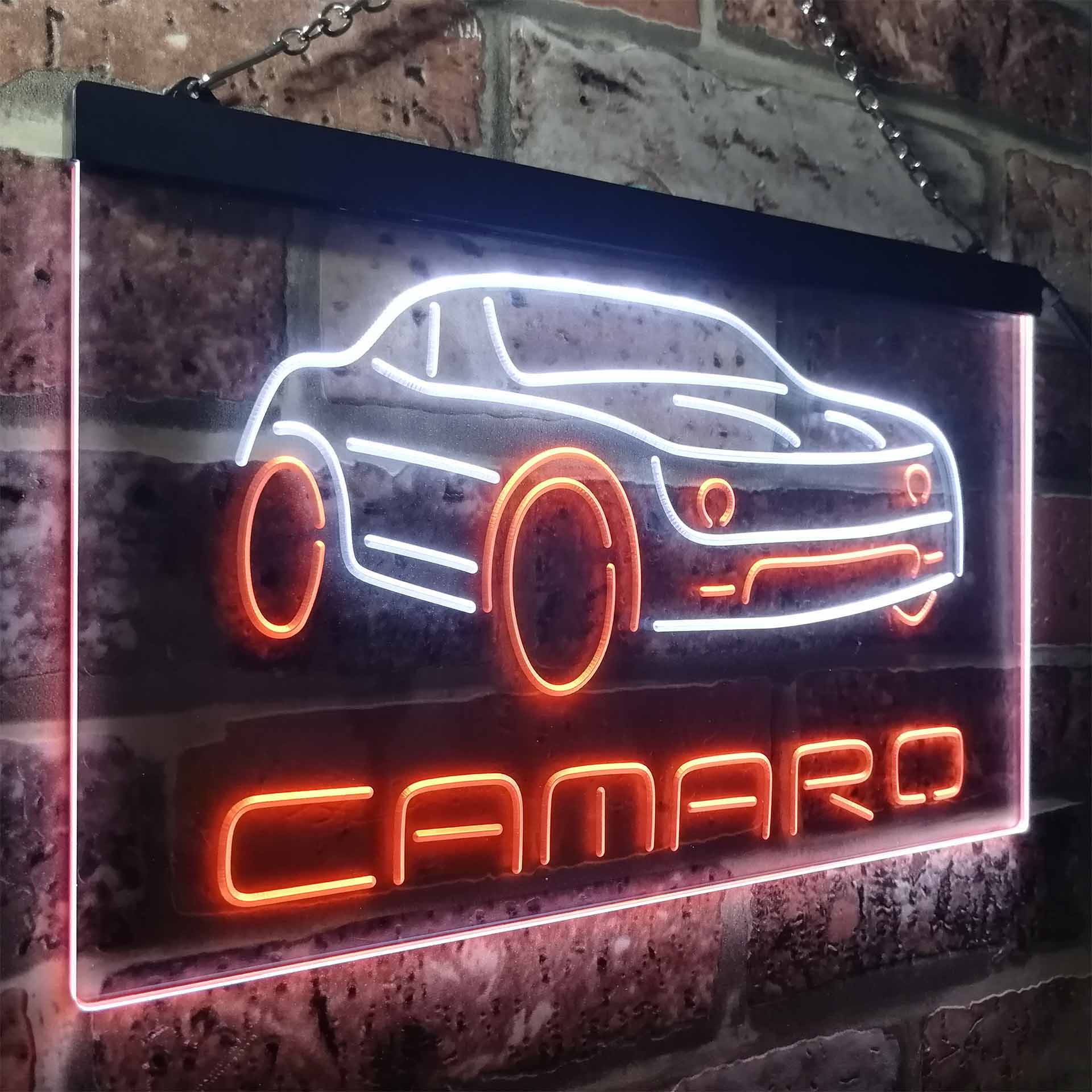Camaro Chevrolet Car Garage Neon LED Sign