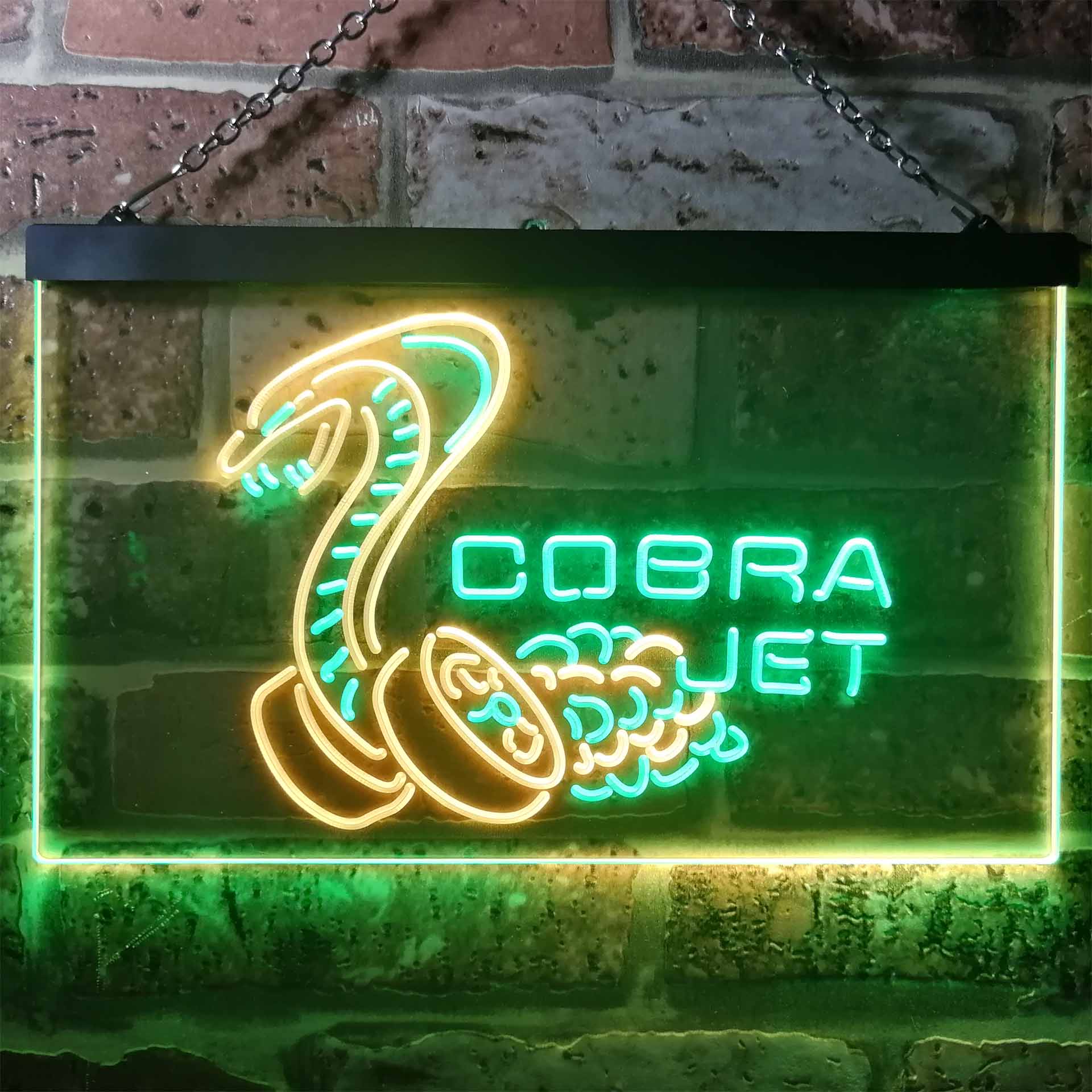 Cobra Jet Car Neon LED Sign