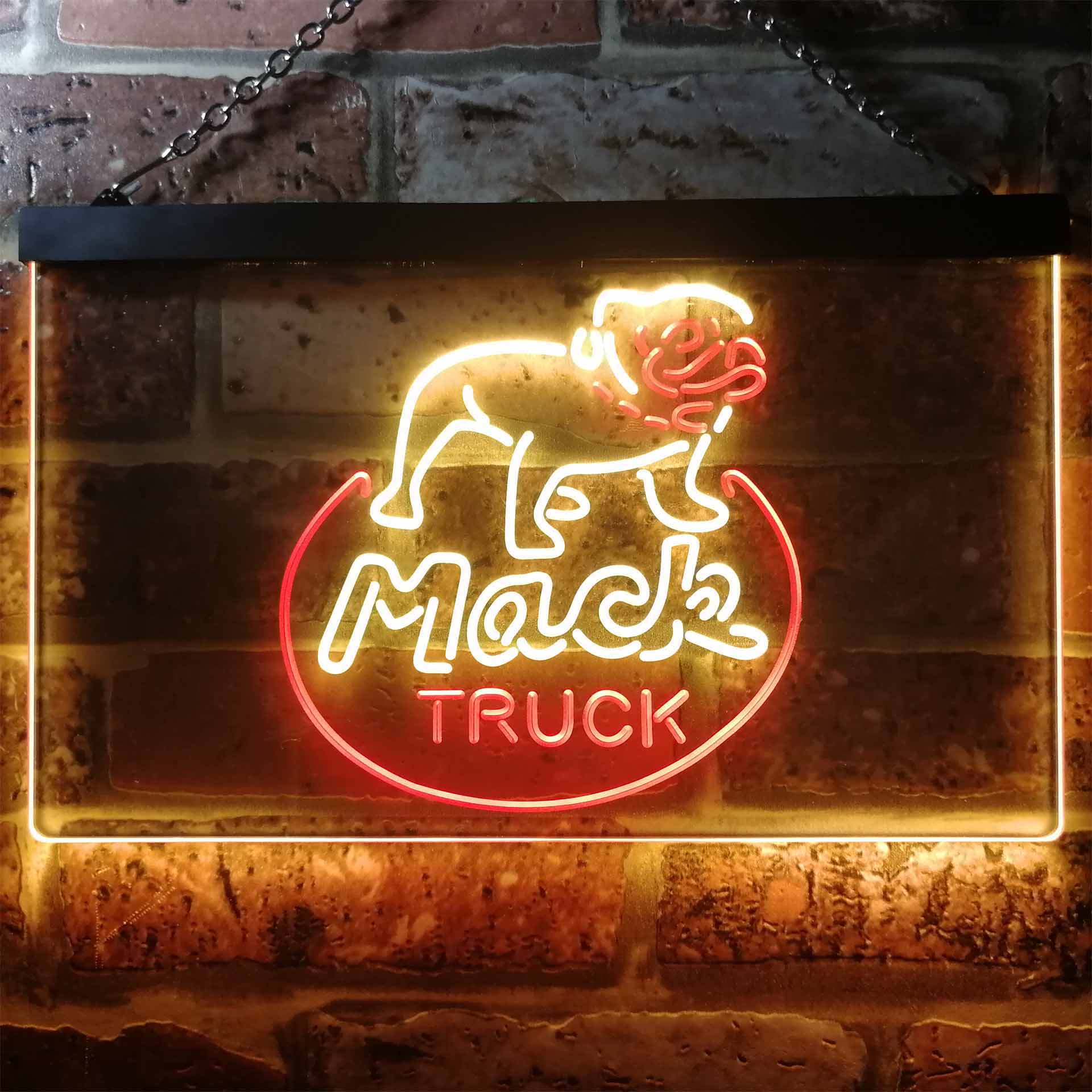Mack Truck Garage Neon LED Sign