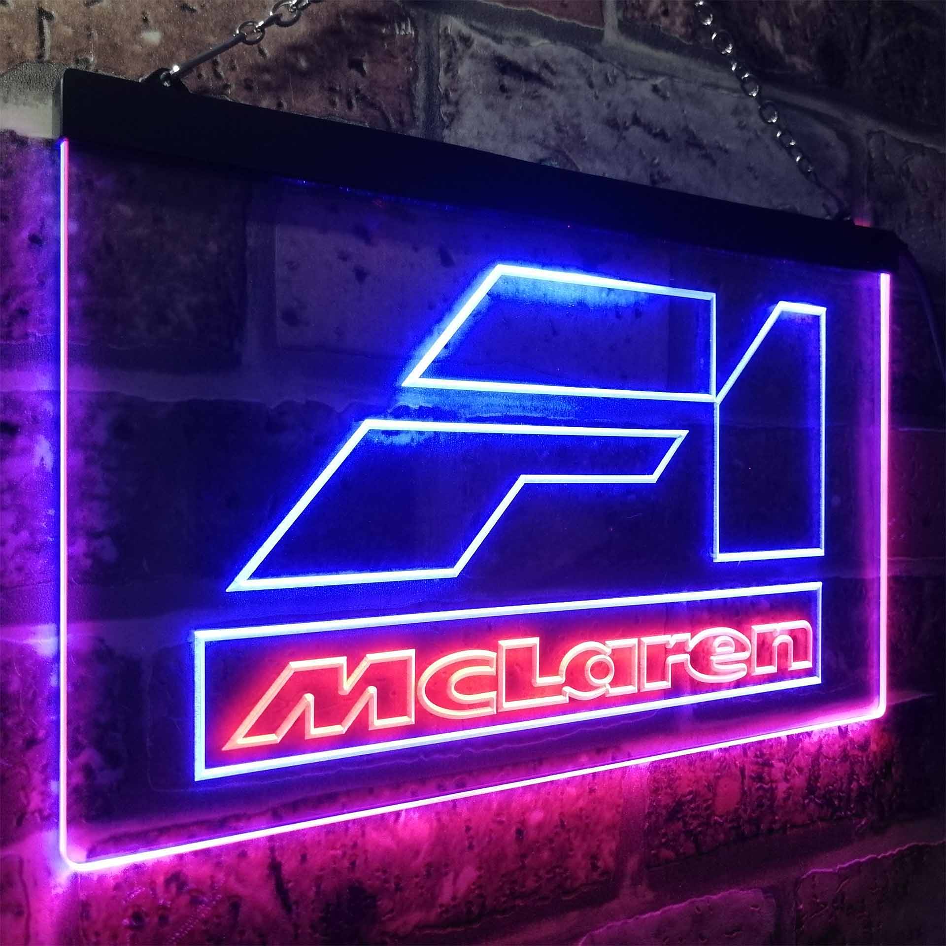 Mclaren Racing Sign Mclaren F1 Car Neon Sign - LED LAB CAVE