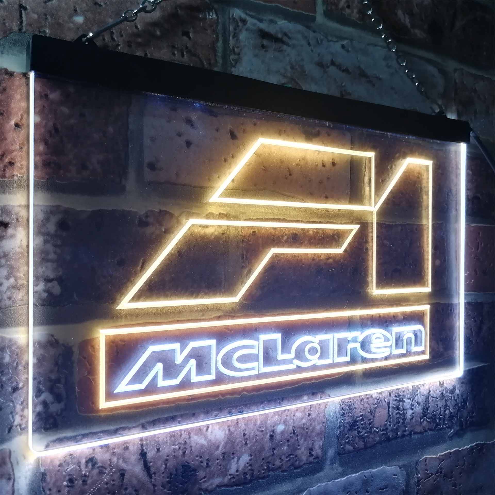 Mclaren Racing Sign Mclaren F1 Car Neon Sign - LED LAB CAVE